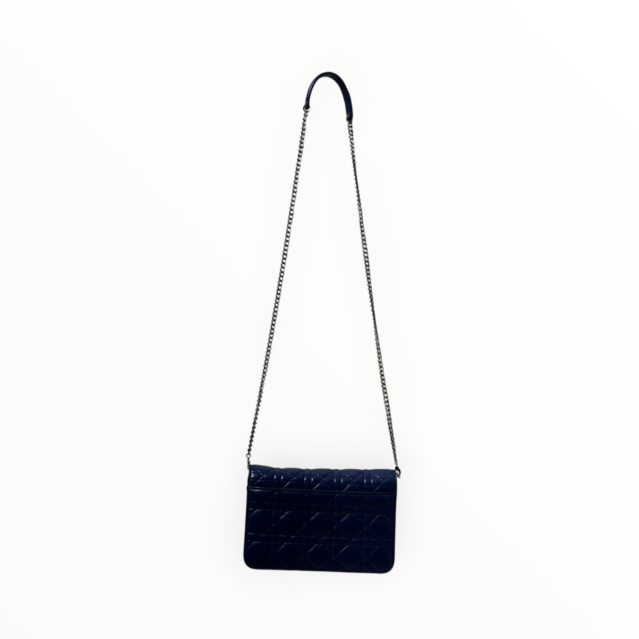 Christian Dior/Hand Bag/Leather/PPL/quilted lock flap view 2