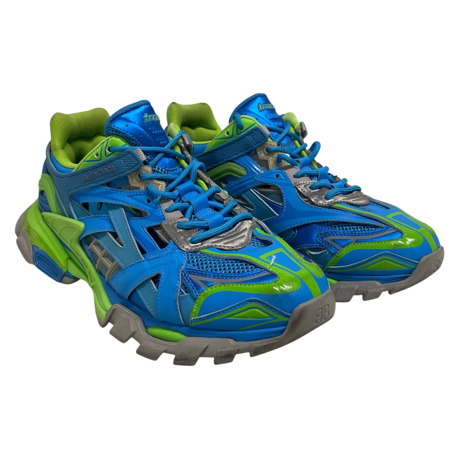 BALENCIAGA/Low-Sneakers/US 11/BLU/TRACK 2/ BLU/GRN view 1