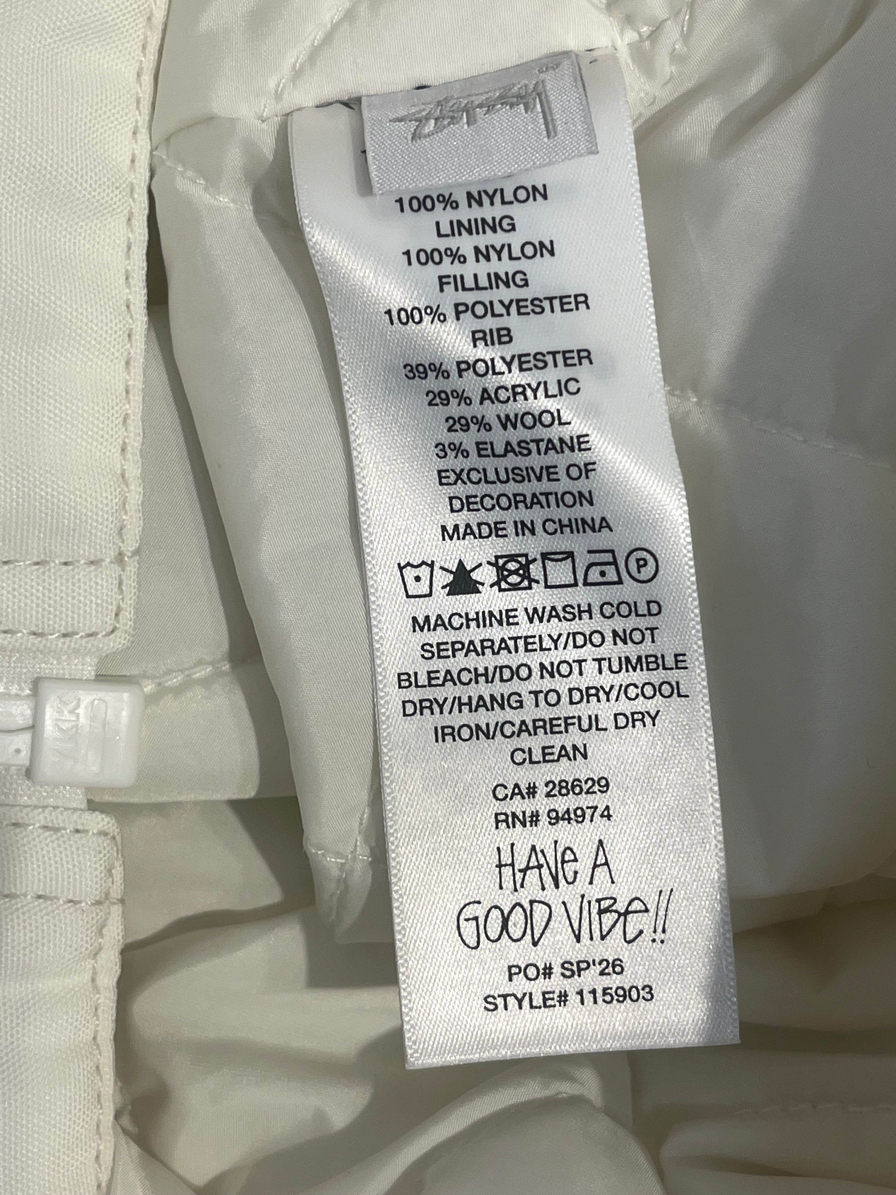 STUSSY/Flight Jkt/L/Nylon/CRM/WORK GEAR FLIGHT JKT view 4