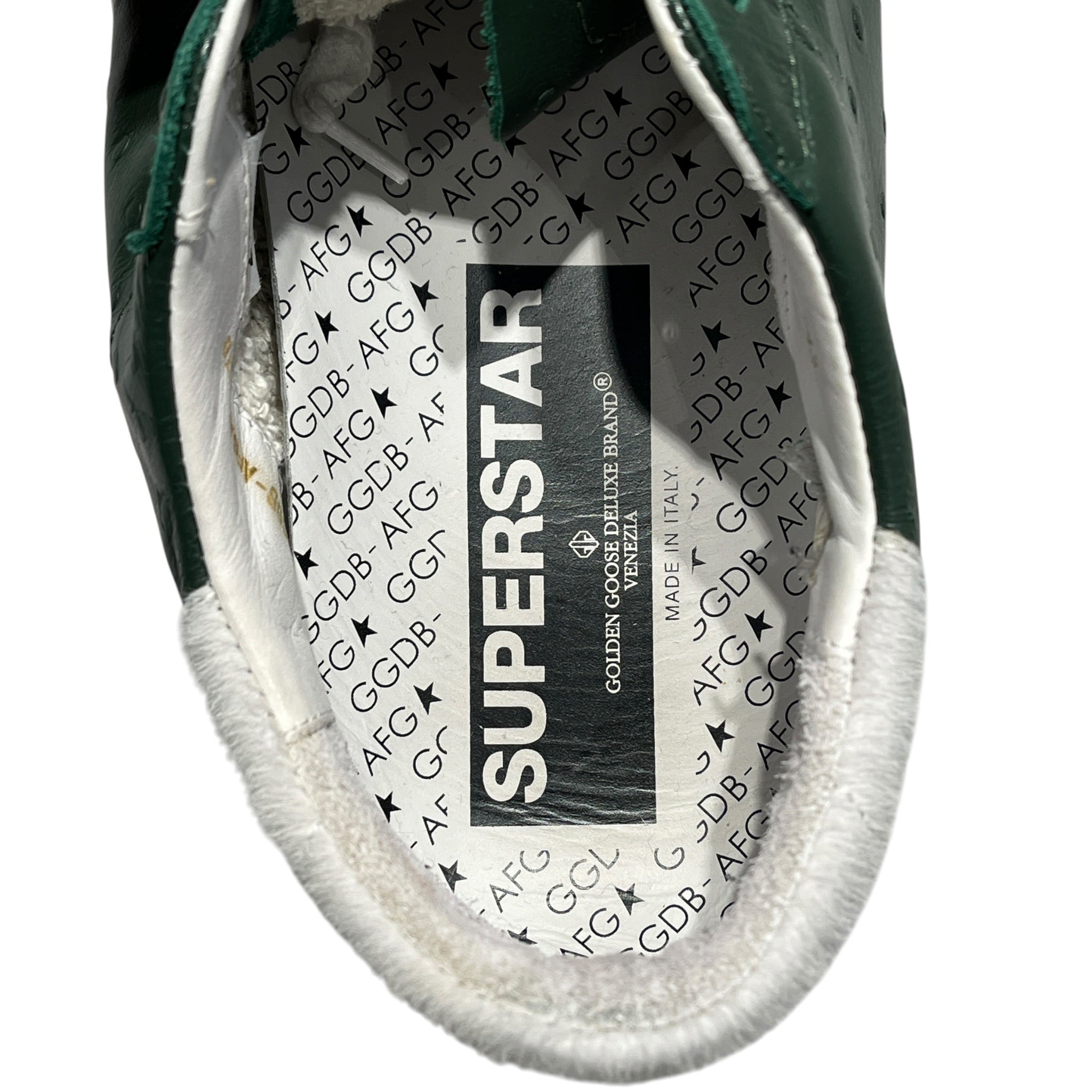 GOLDEN GOOSE/Low-Sneakers/EU 43/GRN/SUPERSTAR TEXTURED GREEN view 3