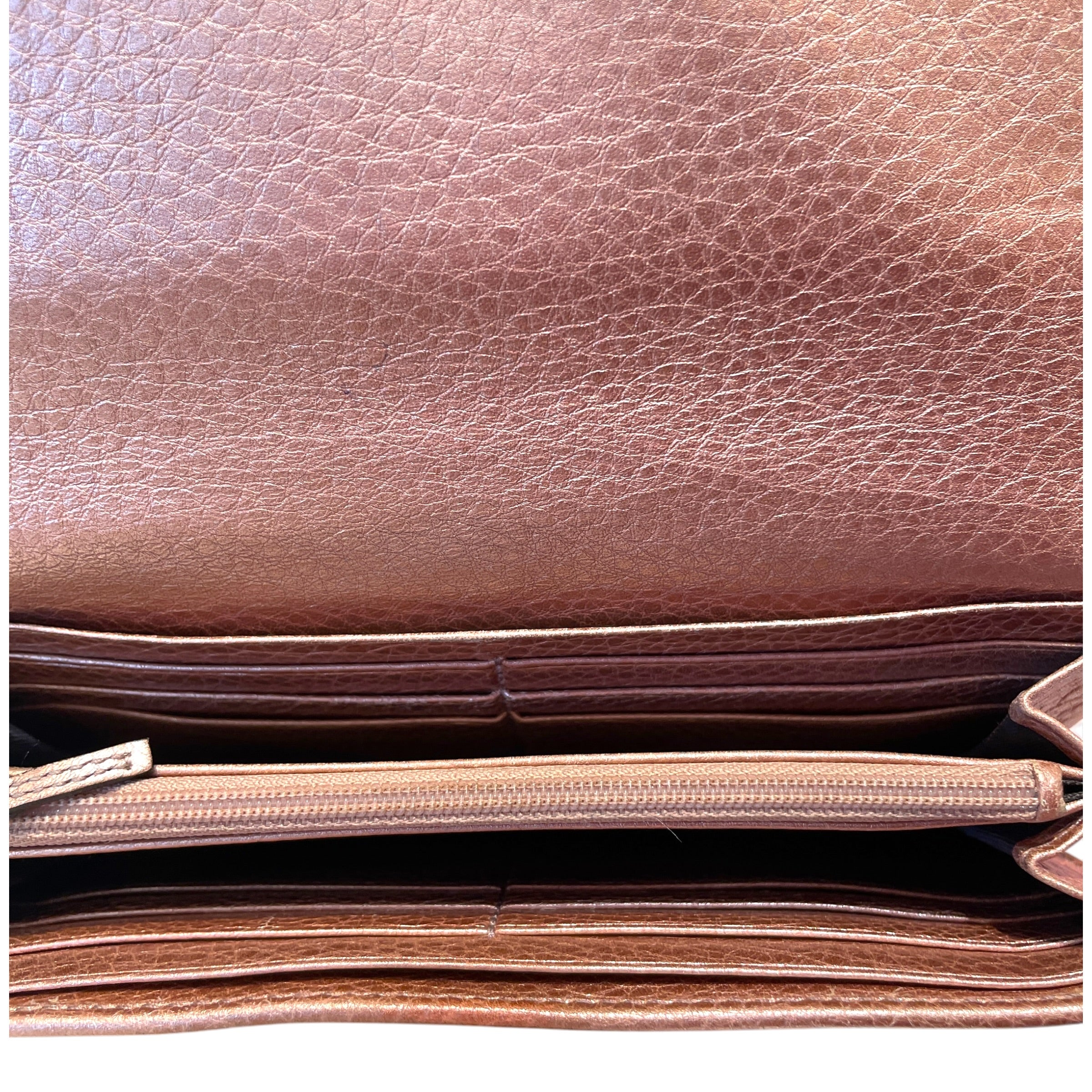 GUCCI/Long Wallet/Leather/PNK/L's/G Logo Continental Wallet view 5