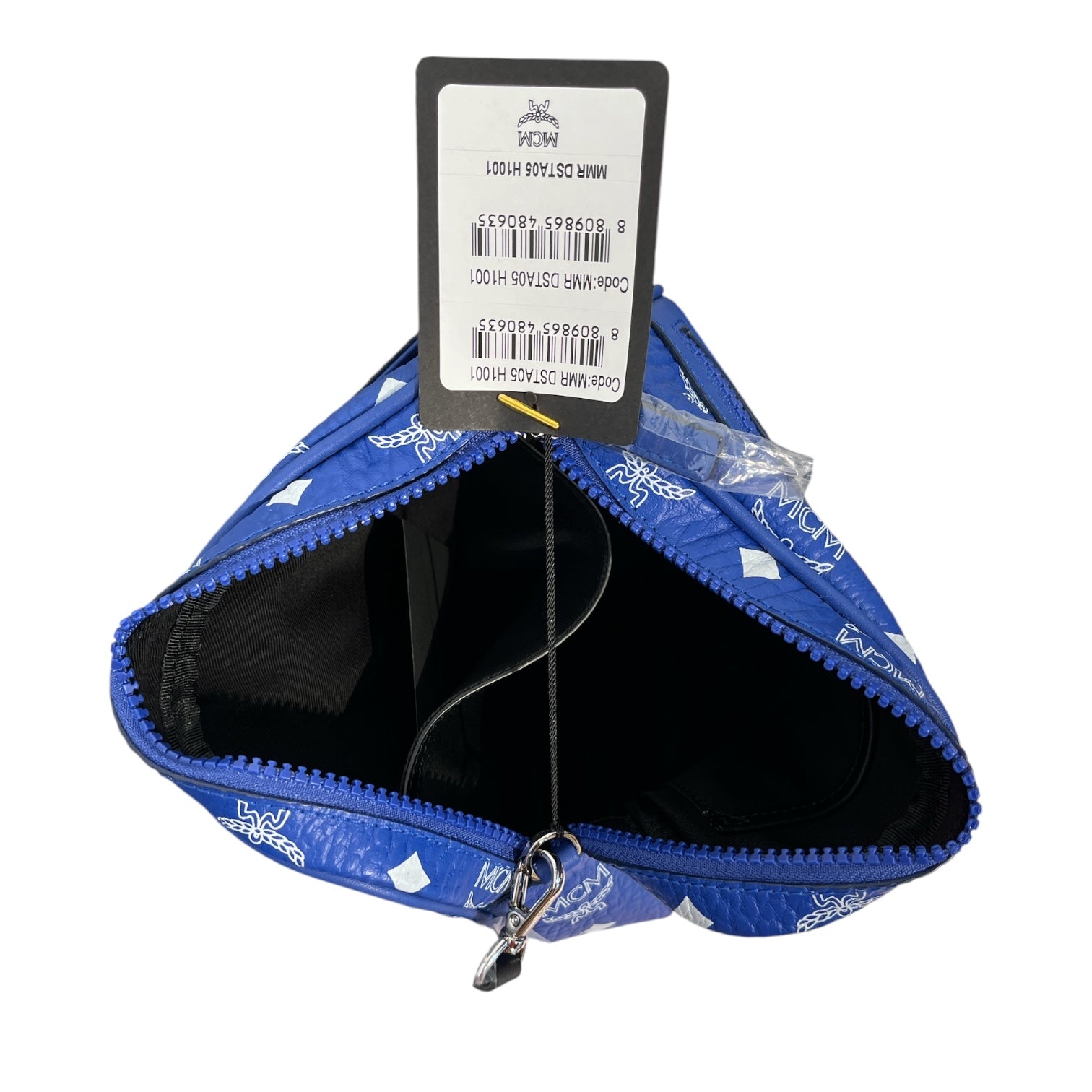 MCM/Cross Body Bag/Monogram/Leather/BLU/visetos view 5