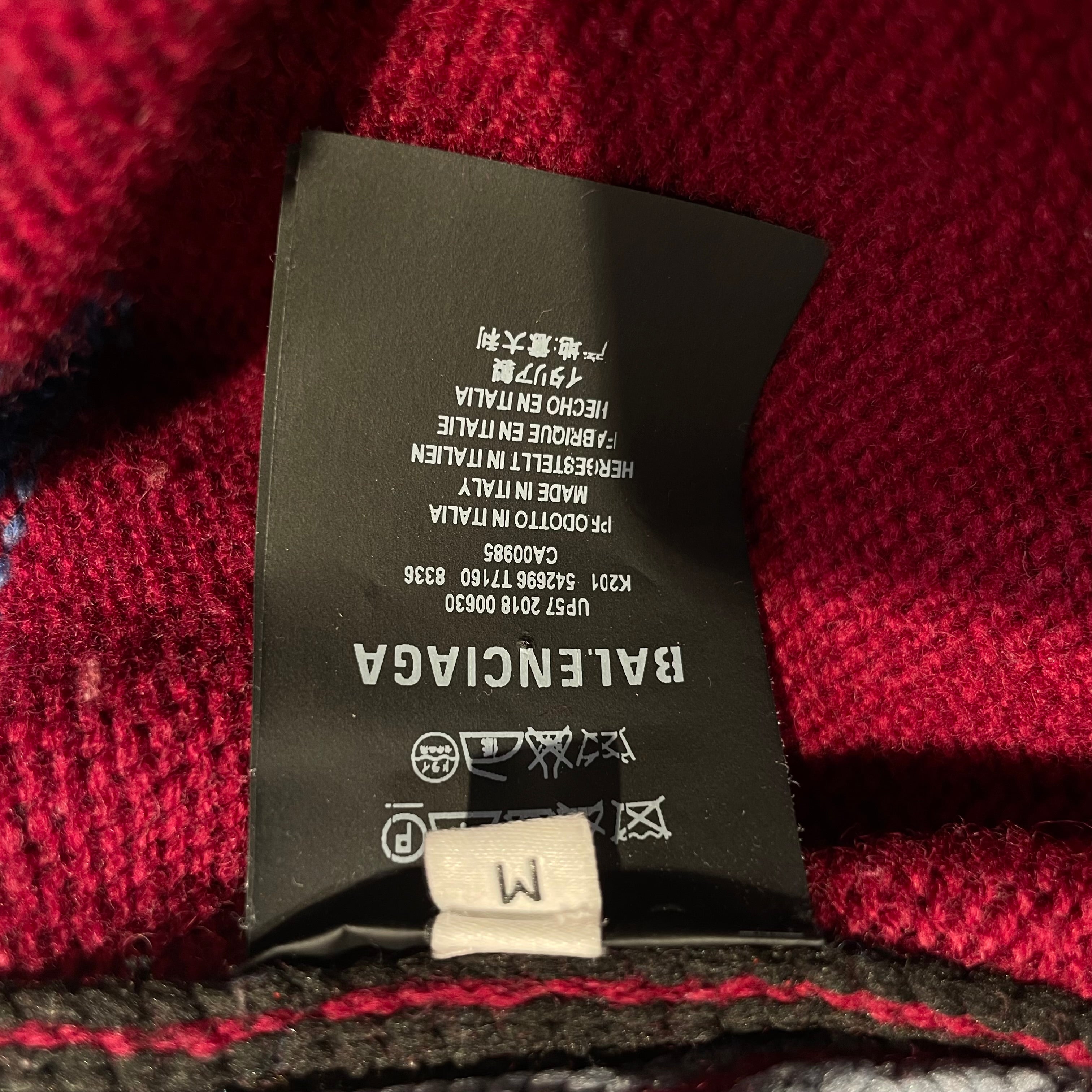 BALENCIAGA/Heavy Sweater/M/Stripe/Cotton/BRD/ view 4