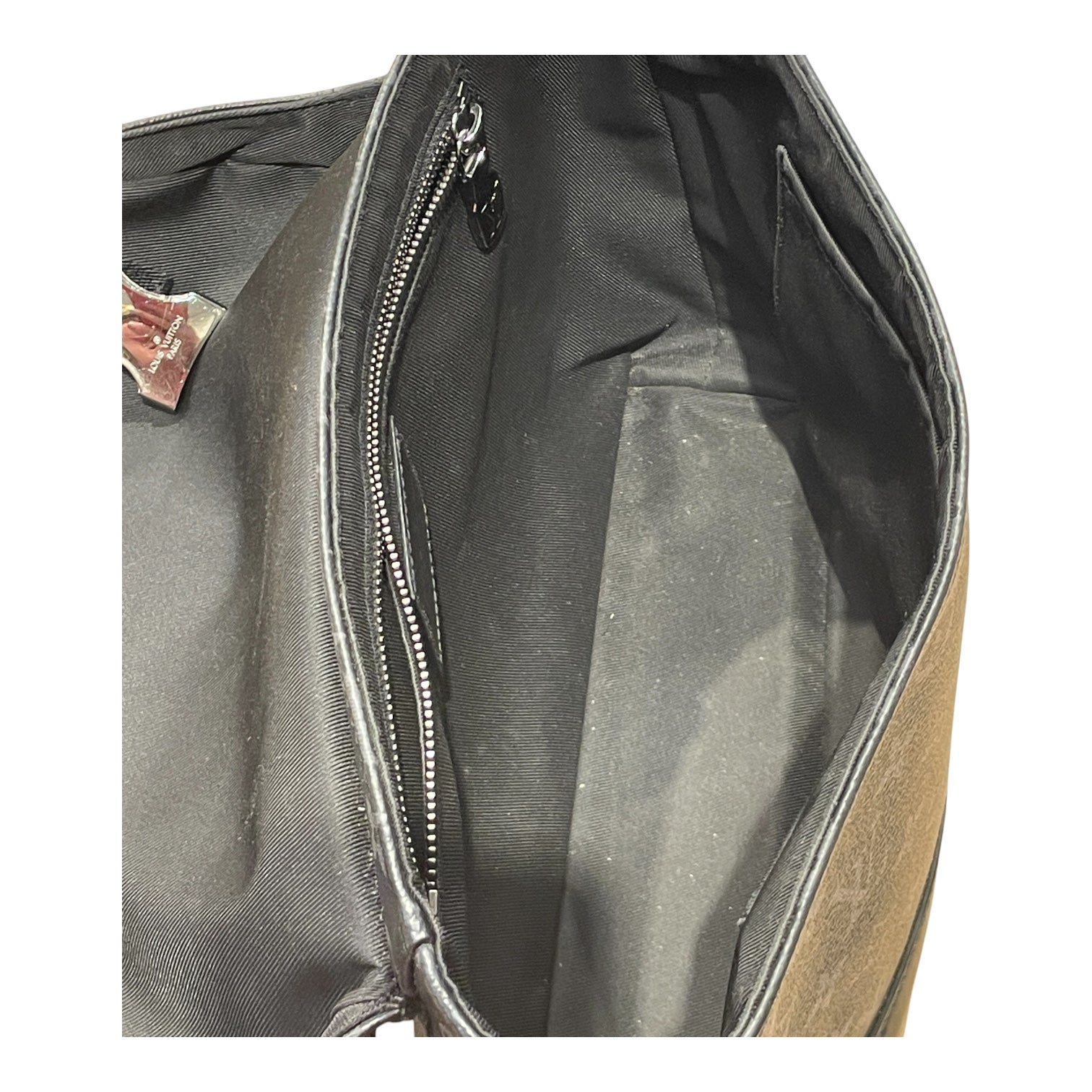 LOUIS VUITTON/Cross Body Bag/Monogram/Leather/BLK/LOUIS VUITTON VOYAGER view 8