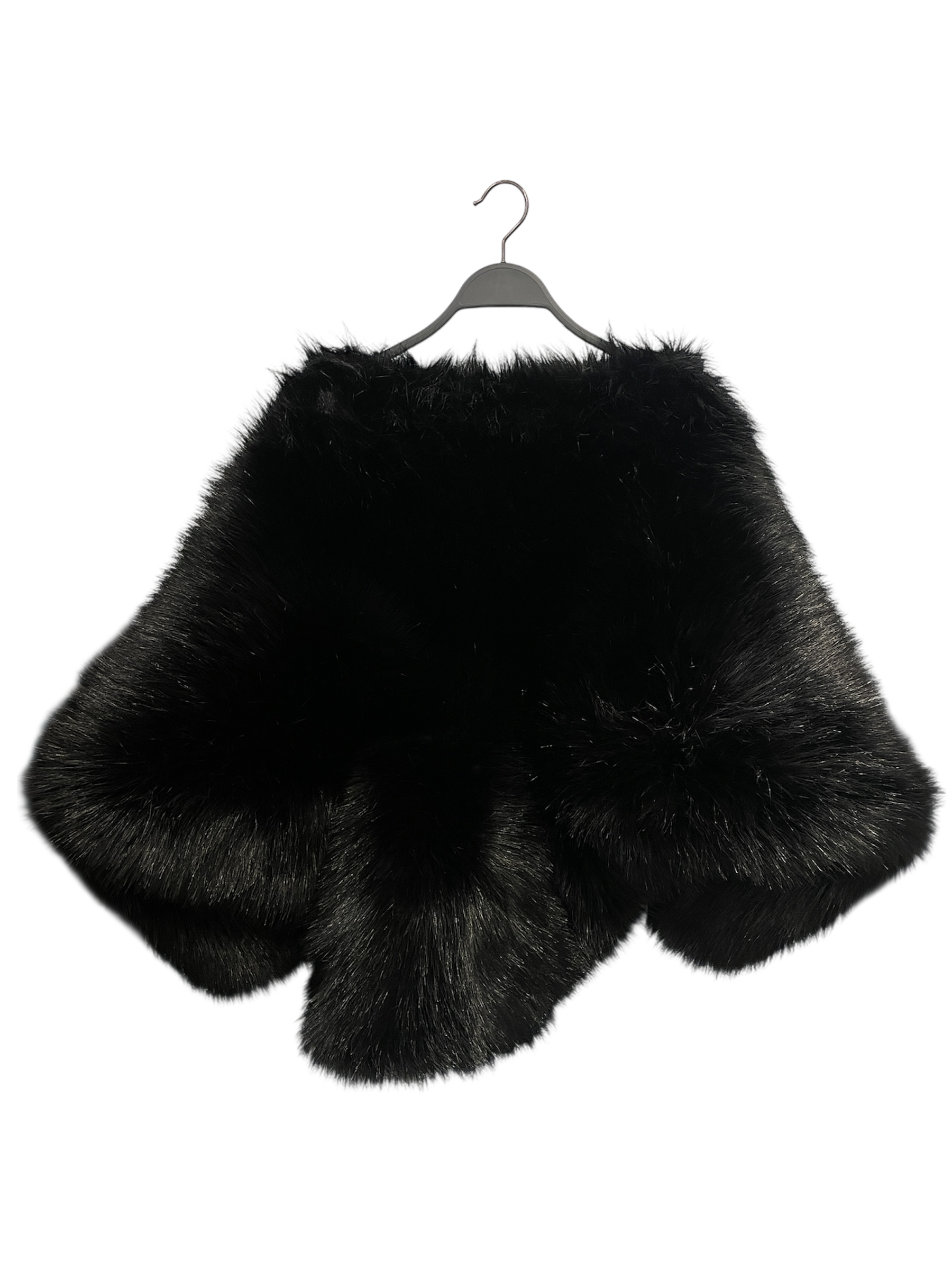 entire studios/Coat/Fake Fur/BLK/ view 2
