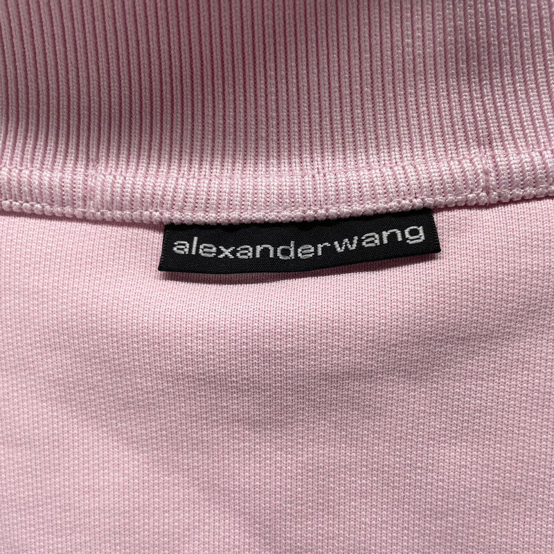Alexander Wang/Sweatshirt/S/Cotton/PNK/LOGO TAPE SWEAT