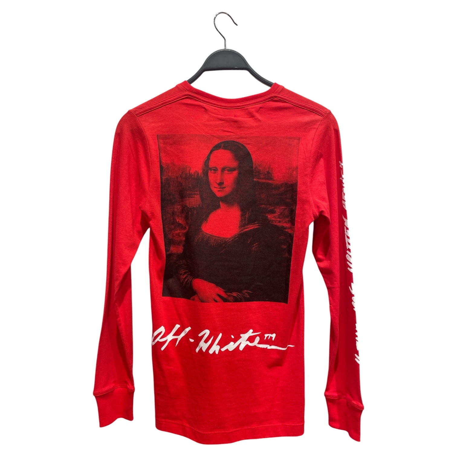 OFF-WHITE/LS T-Shirt/XXS/Cotton/RED/MONA LISA view 2