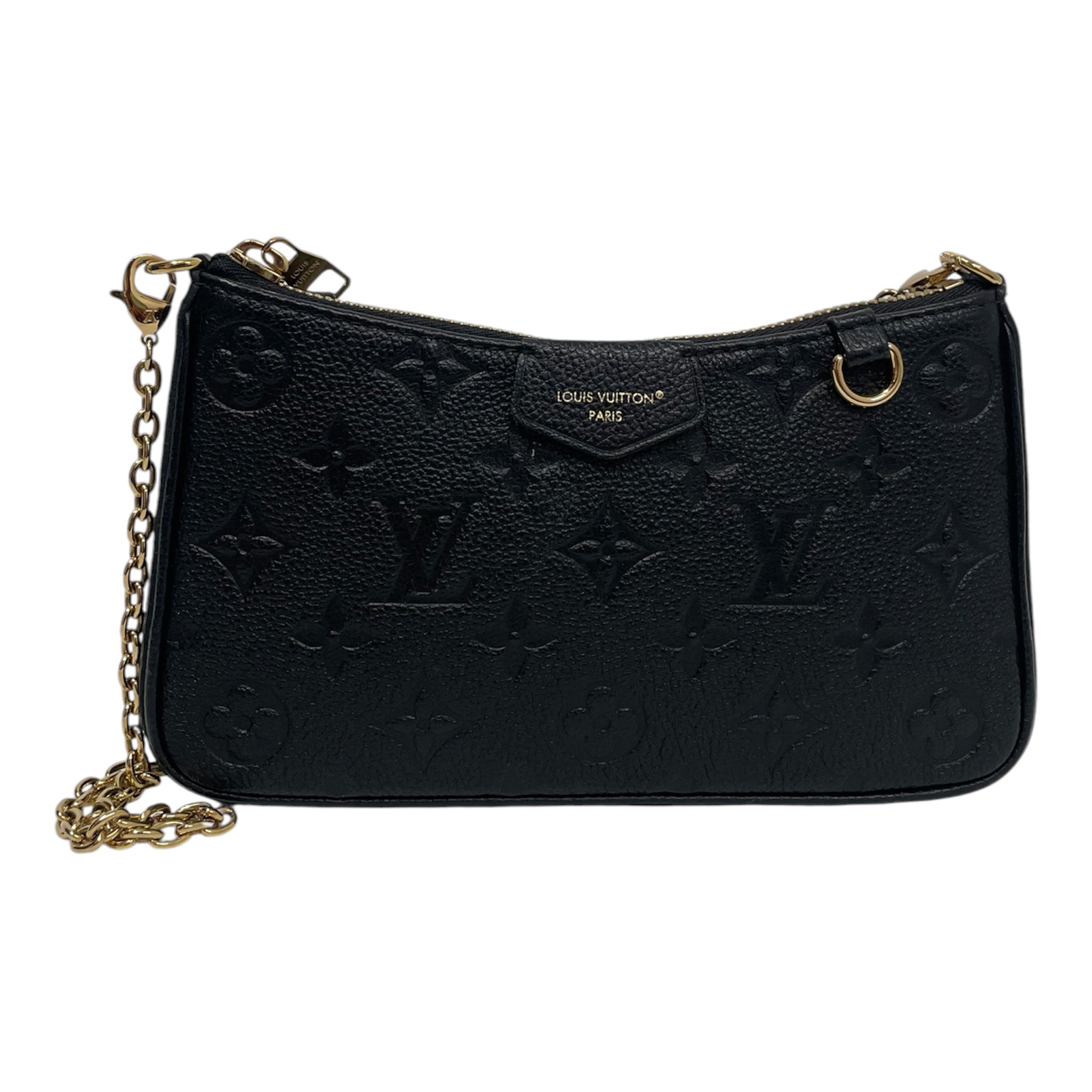 LOUIS VUITTON/Bag/Monogram/Leather/BLK/Empreinte Easy Pouch On Strap view 1