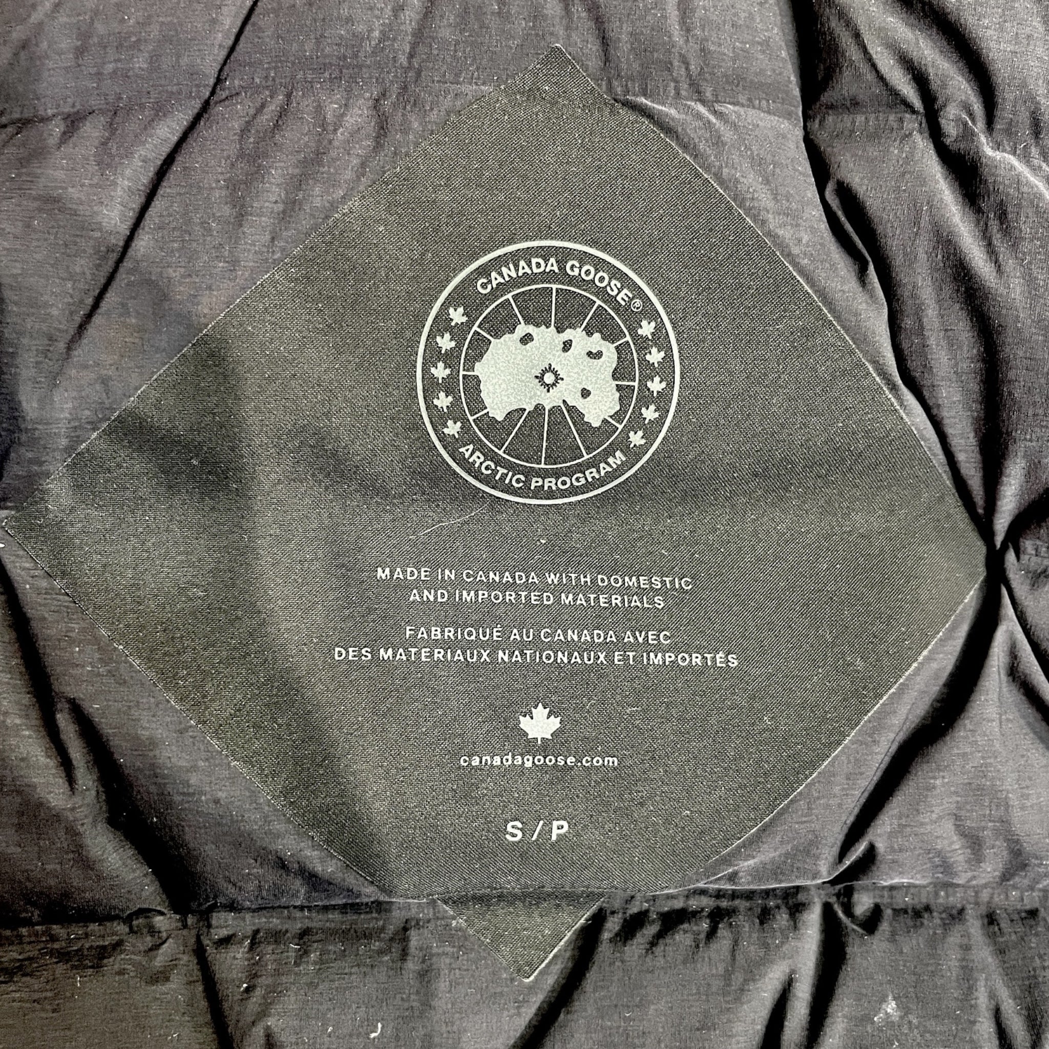 CANADA GOOSE/Puffer Jkt/S/Nylon/BLK/BLACK AND SILVER PUFFER view 3