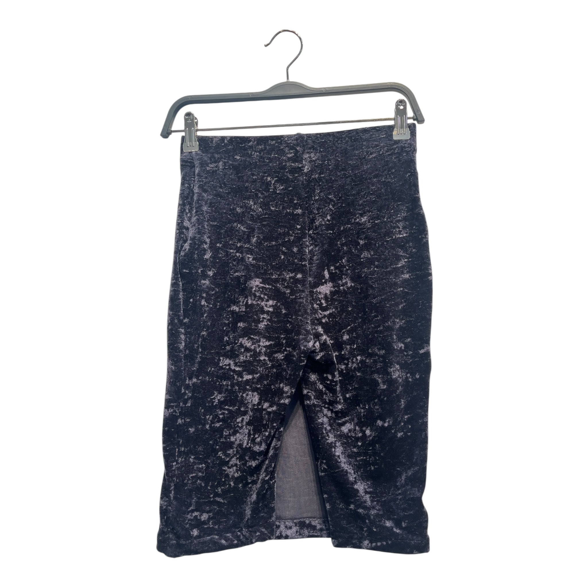 BALENCIAGA/Skirt/38/Velour/BLK/KNEE LENGTH SKIRT view 2