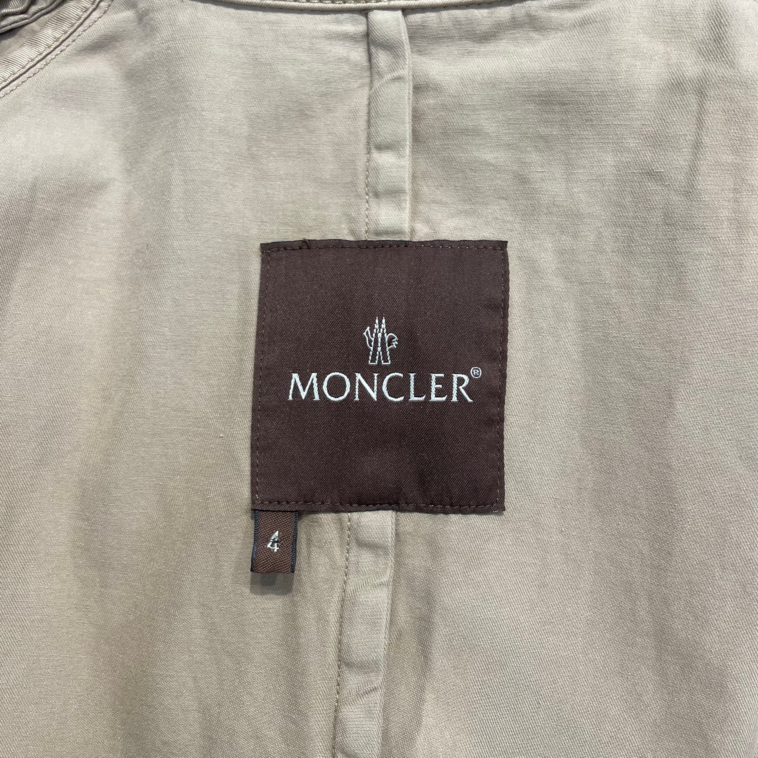 MONCLER/Jacket/L/Cotton/BEG/TRECNH COAT view 3