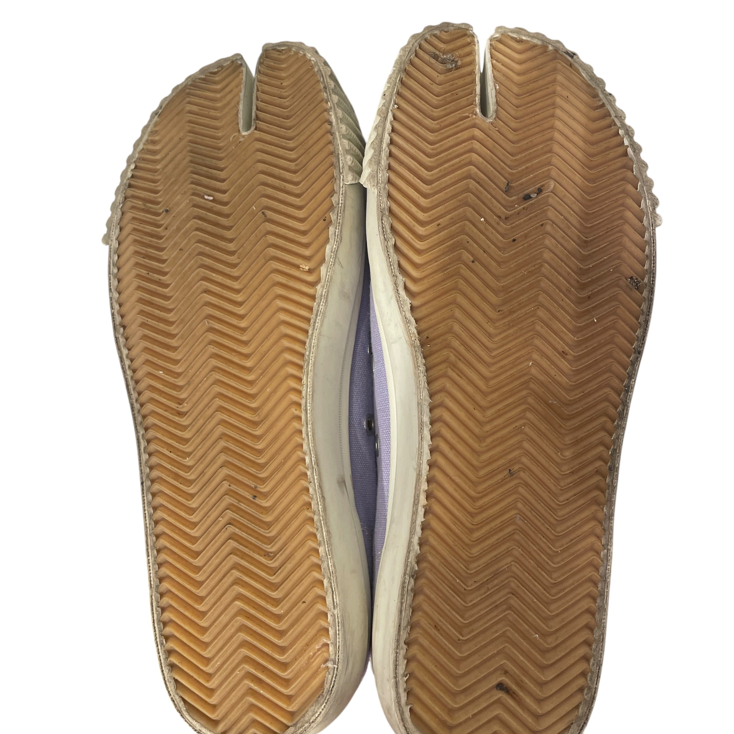 Maison Margiela/Low-Sneakers/EU 39/Cotton/PPL/TABI WHT RUBBER SPEAKERS view 4