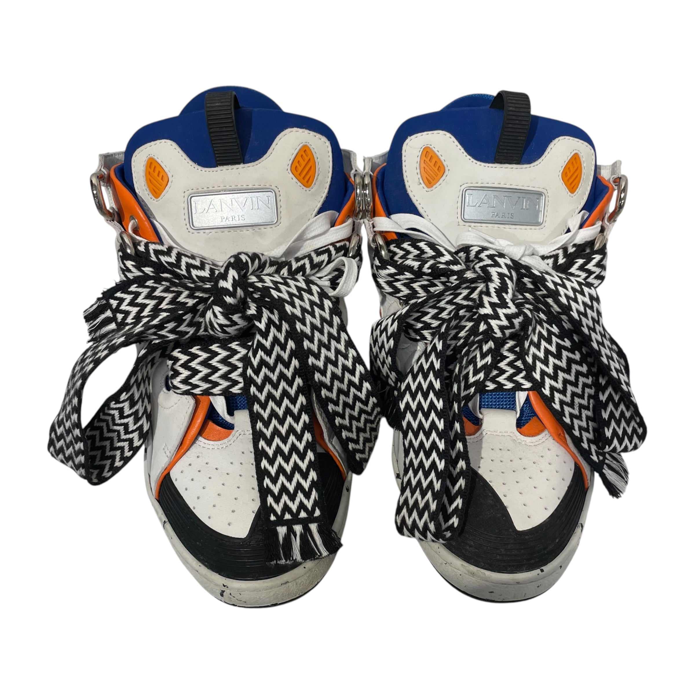LANVIN/Low-Sneakers/EU 44/Suede/BLU/ view 3