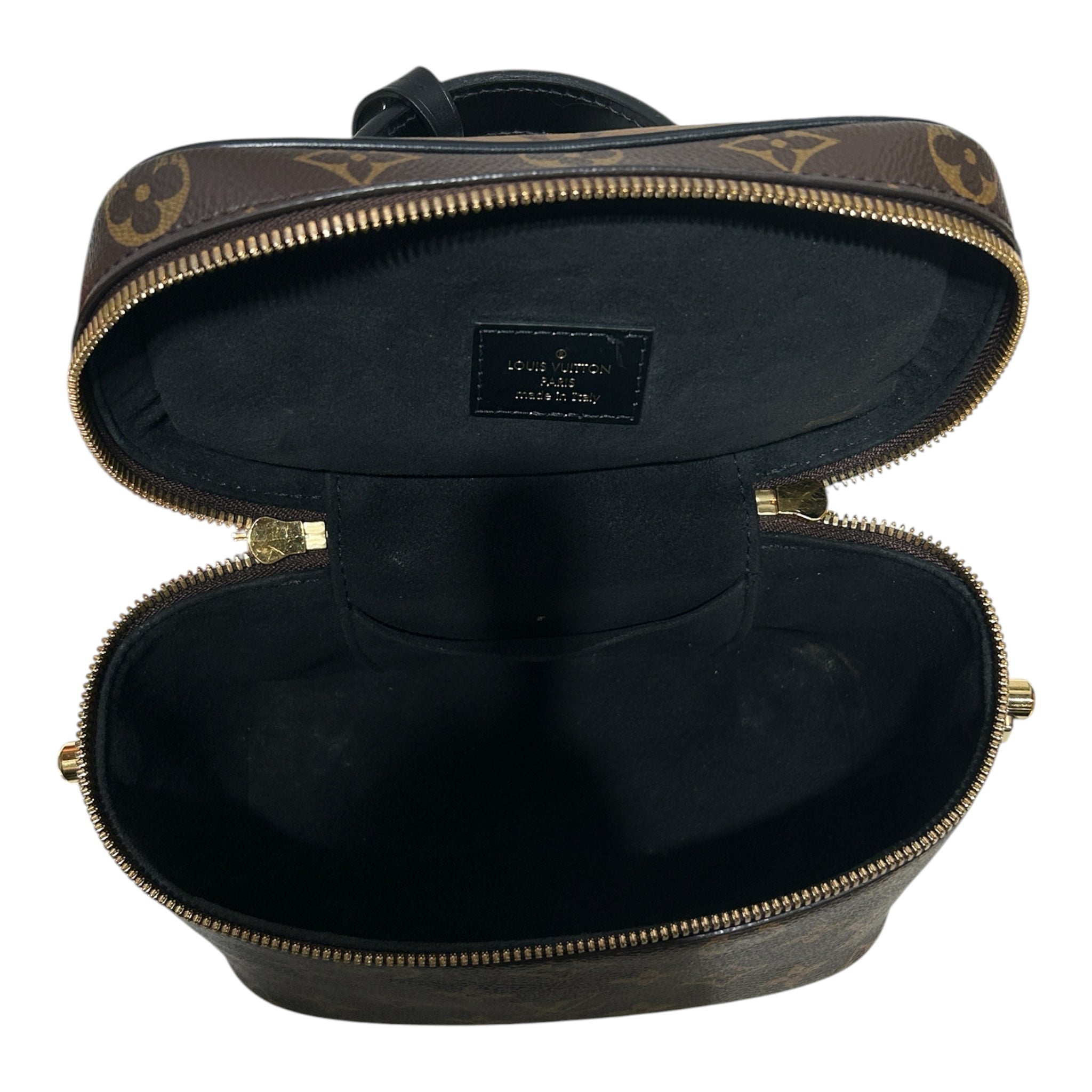 LOUIS VUITTON/Basket Bag/Leather/BRW/monogram reverse view 4