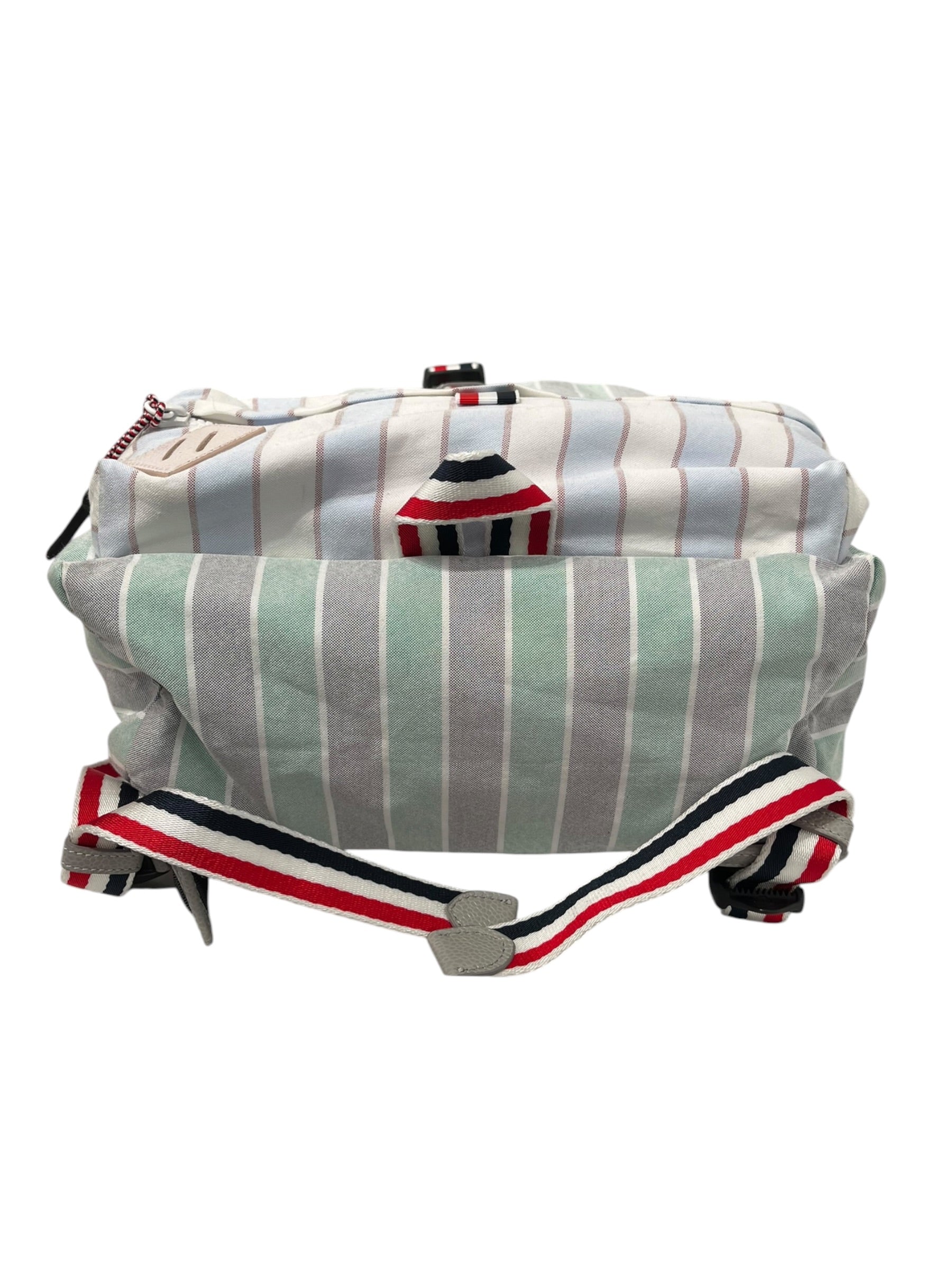 THOM BROWNE. NEW YORK/Backpack/Stripe/Cotton/GRN/SAMPLE BAG view 4
