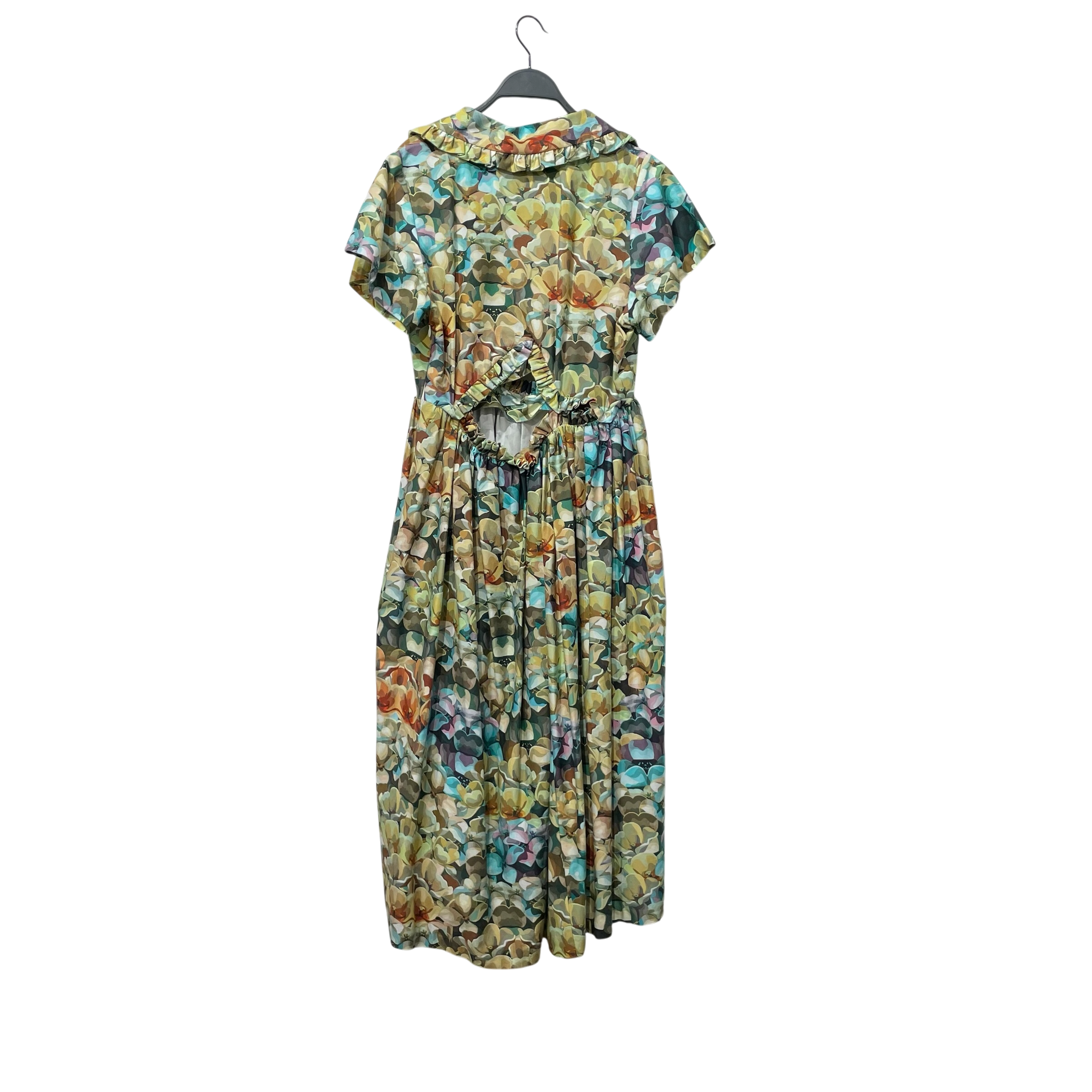 Kika Vargas/SL Dress/M/Floral Pattern/Cotton/MLT/ view 2