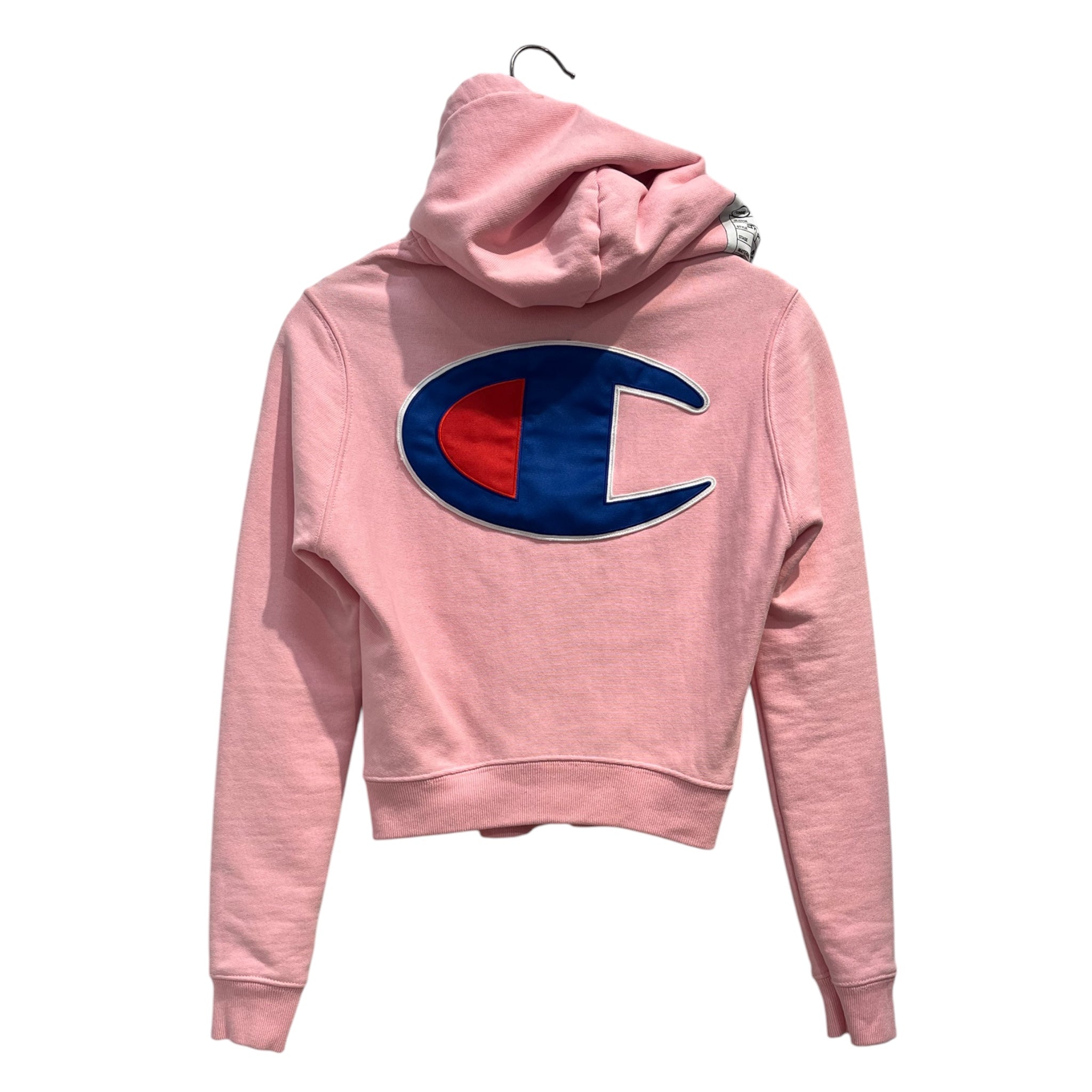 VETEMENTS/Hoodie/S/Cotton/PNK/champion cropped hoodie view 2