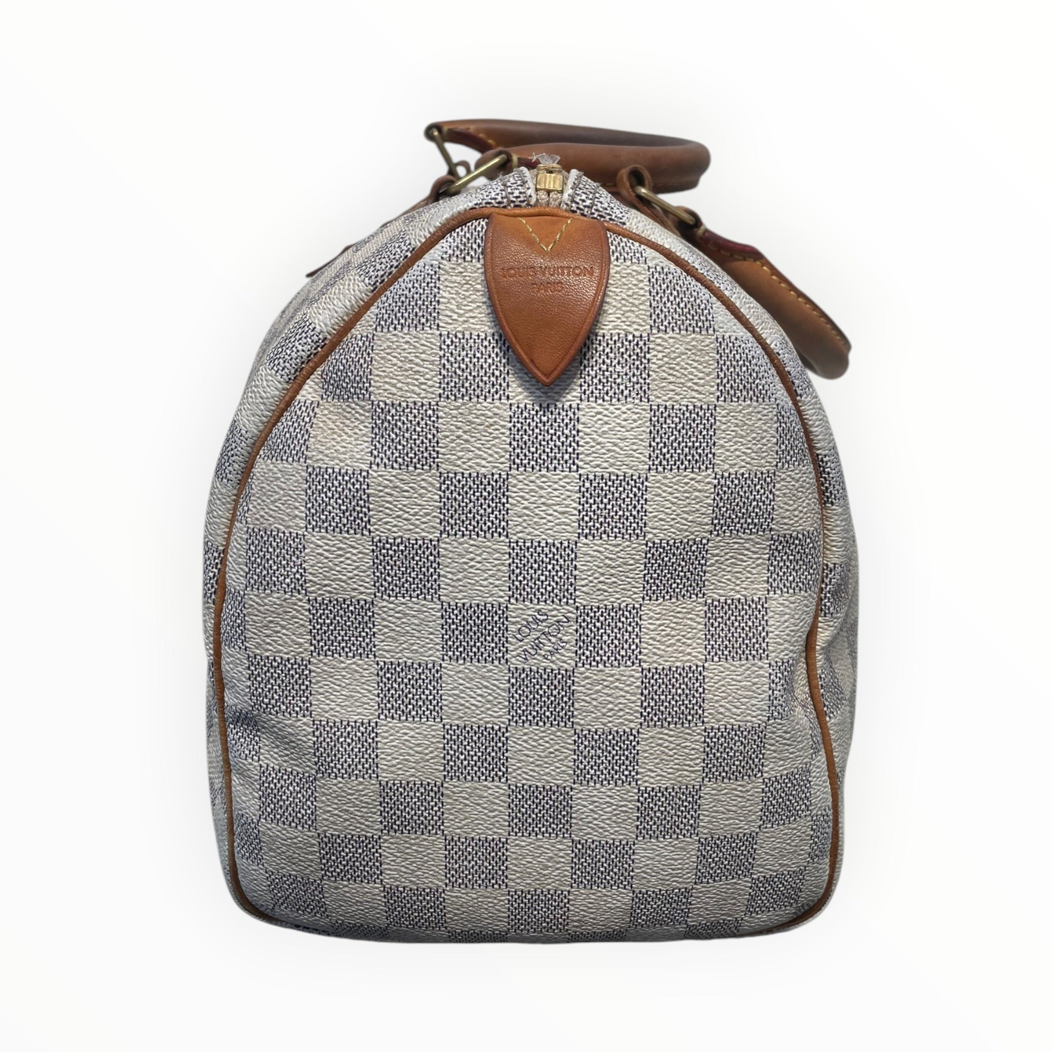 LOUIS VUITTON/Clutch Bag/Monogram/Leather/WHT/speedy 25 view 3