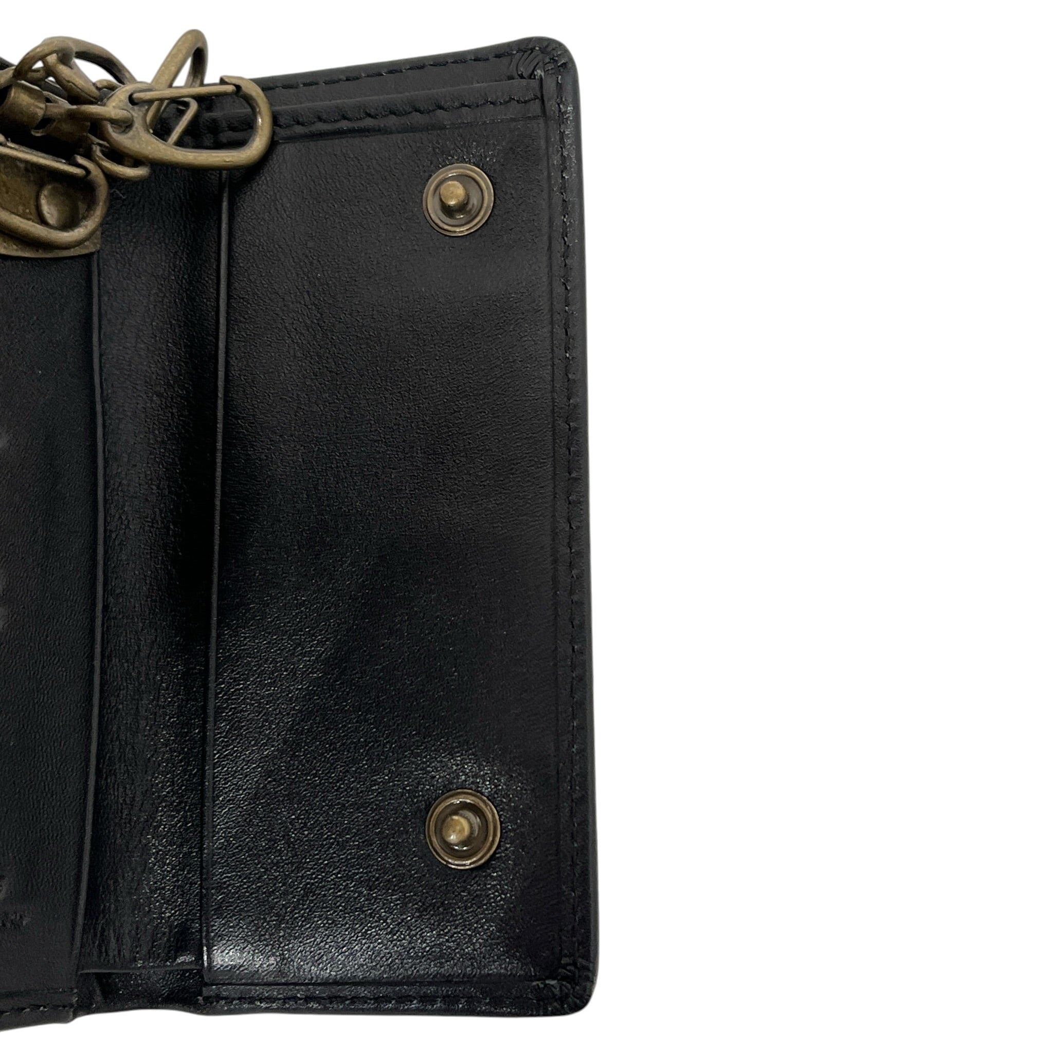 EVISU/Wallet/Leather/BLK/M's/keyholder view 7