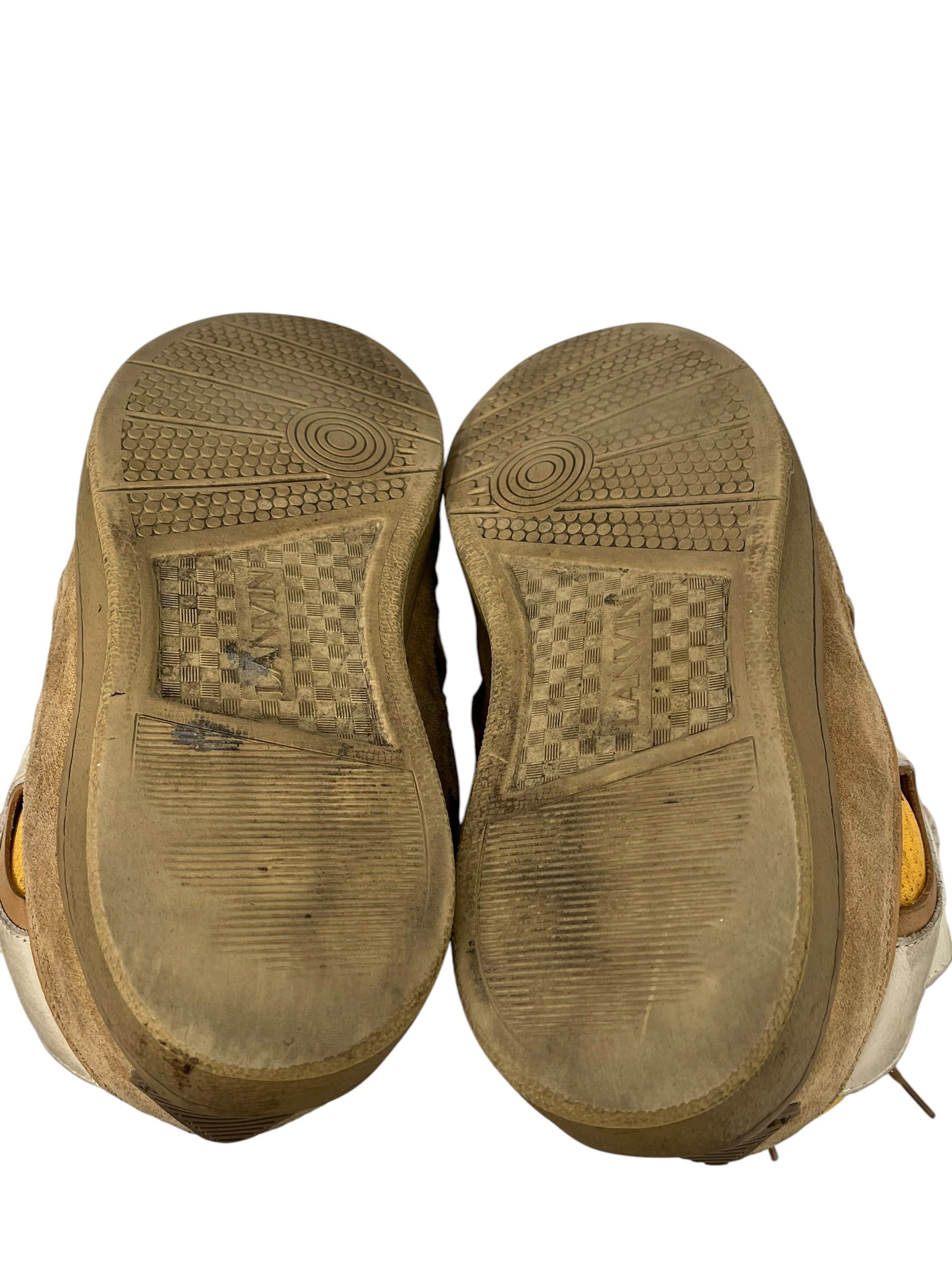 LANVIN/Low-Sneakers/EU 41/Suede/YEL/LANVIN CURB SNEAKER view 9