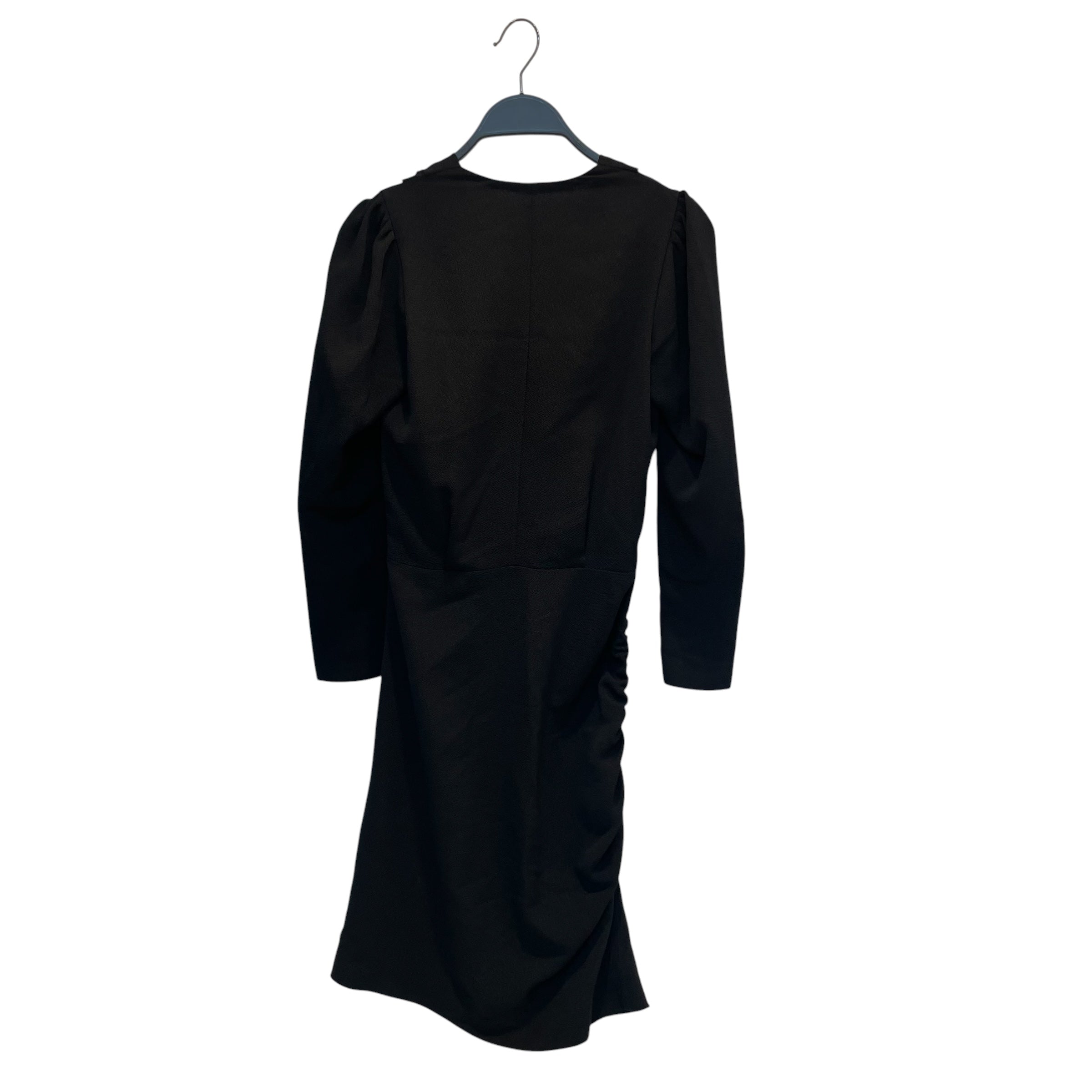 BALENCIAGA/LS Dress/38/Polyester/BLK/ruffle view 2