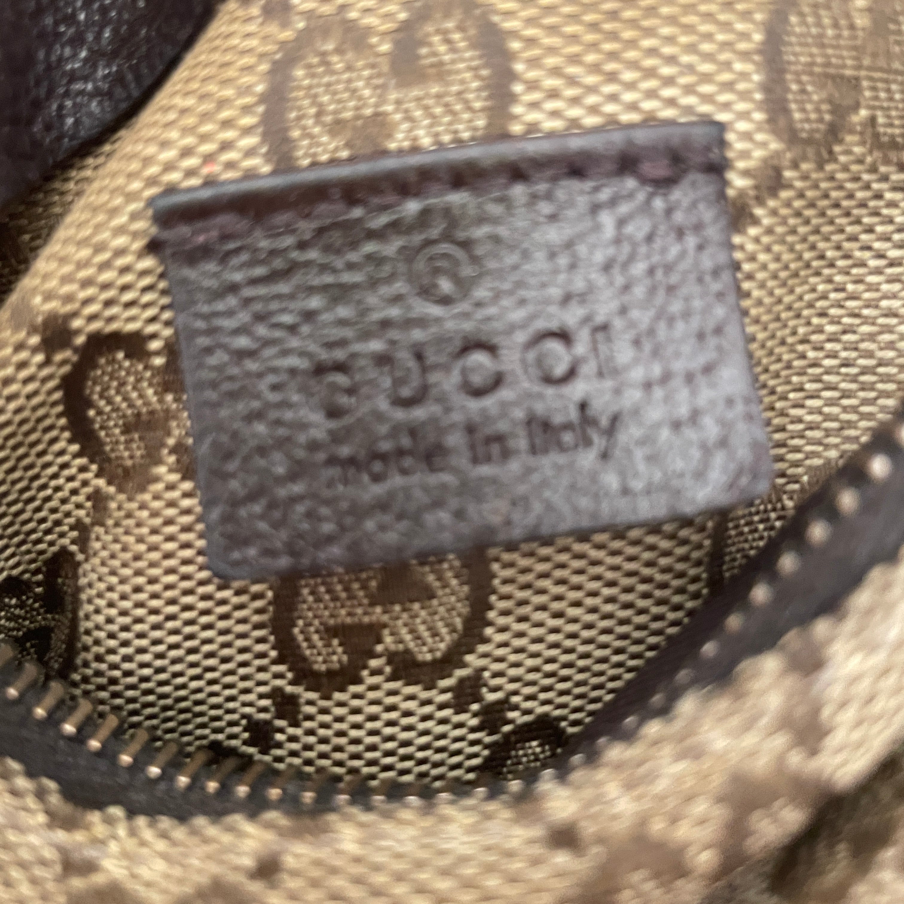 GUCCI/Fanny Pack/Cotton/CML/gg canvas belt view 3