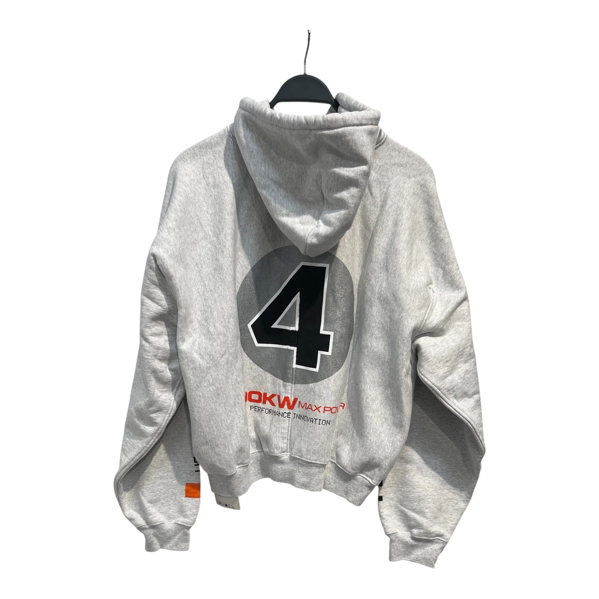 HERON PRESTON/Hoodie/L/Cotton/GRY/HERONXFORMULA GRAY HOODIE view 2
