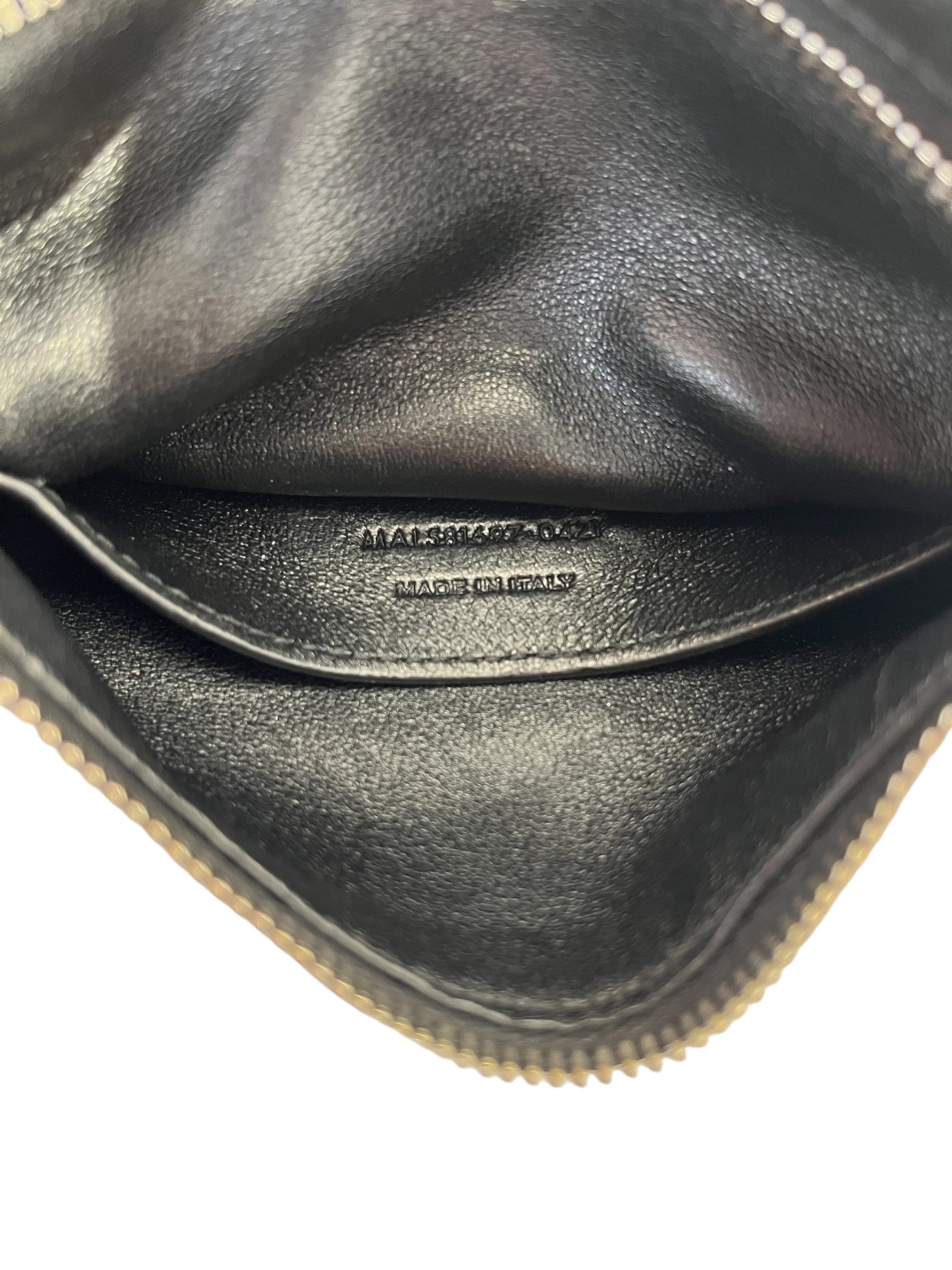 SAINT LAURENT/Pouch/Stripe/Leather/BLK/Calfskin pouch view 9
