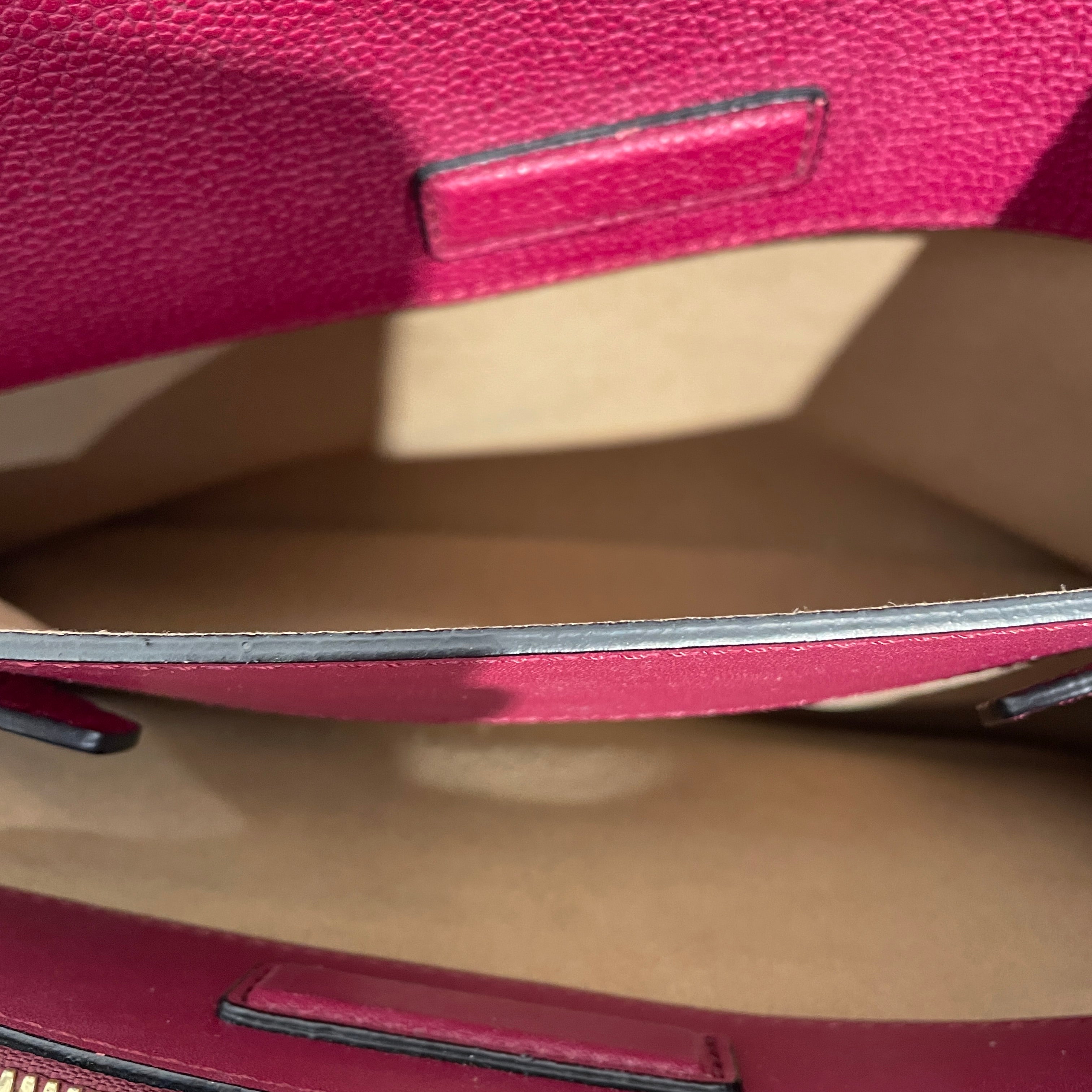 MCM/Hand Bag/Leather/RED/ view 3