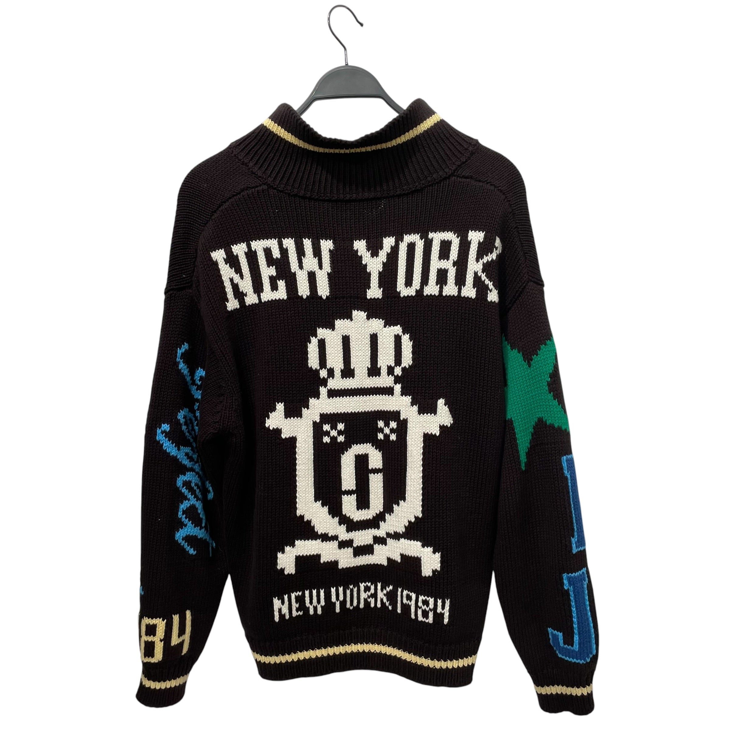 MARC JACOBS/Sweater/S/Graphic/Cotton/BRW/Pullover/VARSITY KNIT POLO view 2