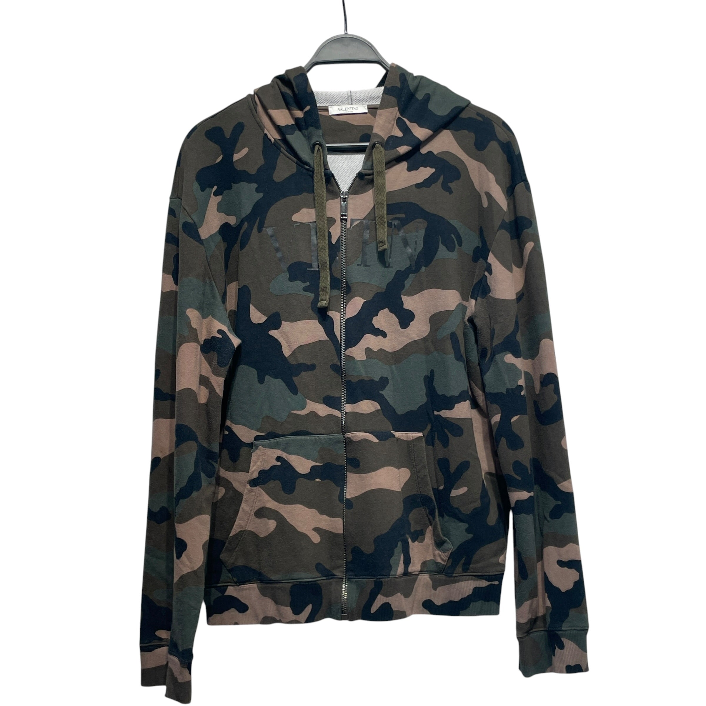 VALENTINO/Hoodie/XL/Camouflage/Cotton/GRN/ view 1
