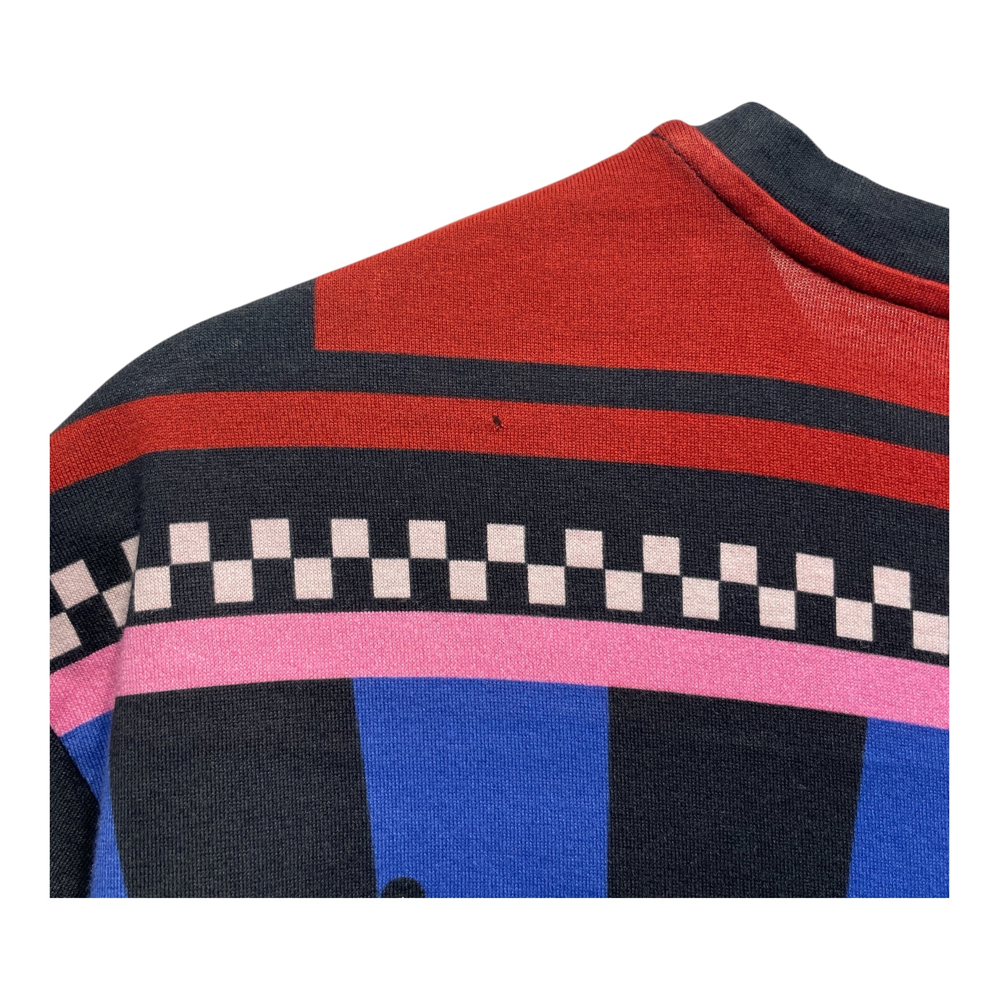 VERSACE/T-Shirt/L/Cotton/BLK/All Over Print/patchwork view 3