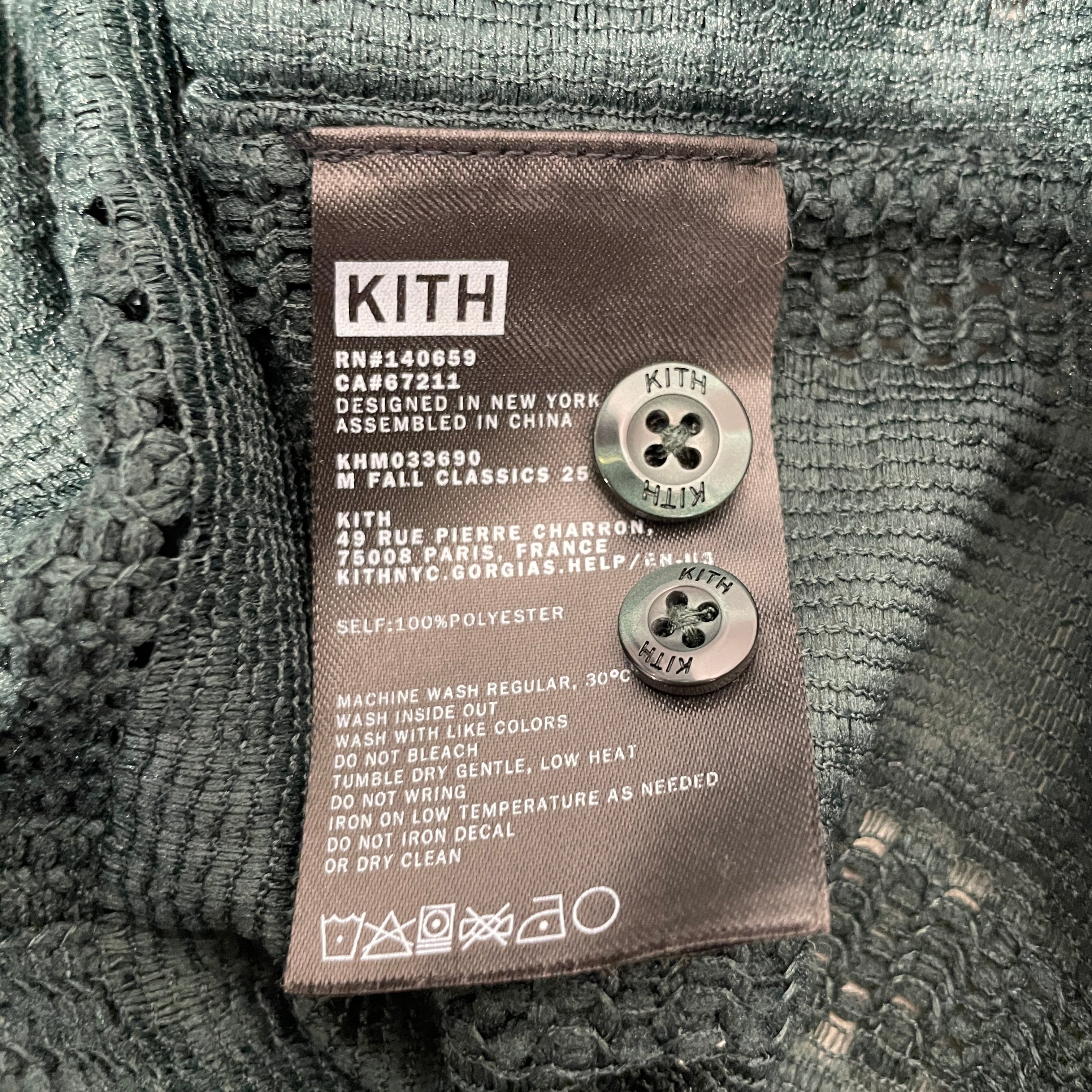 KITH/LS Shirt/L/Cotton/GRN/Dual front pocket view 4