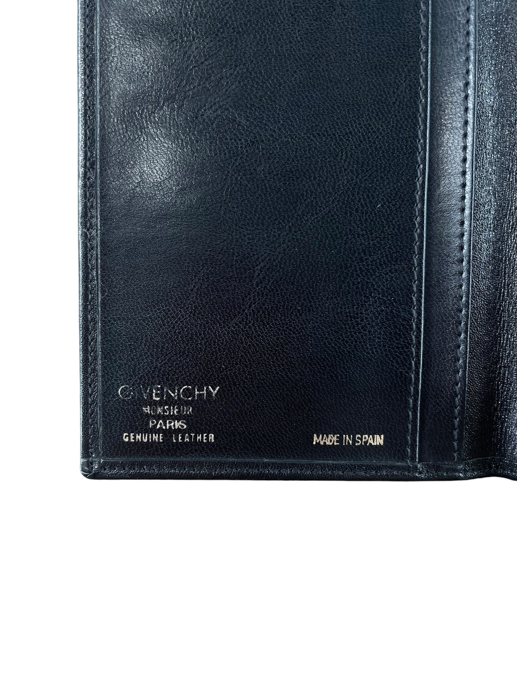 GIVENCHY/Long Wallet/FREE/Leather/BLK/EMBOSSED LOGO view 5
