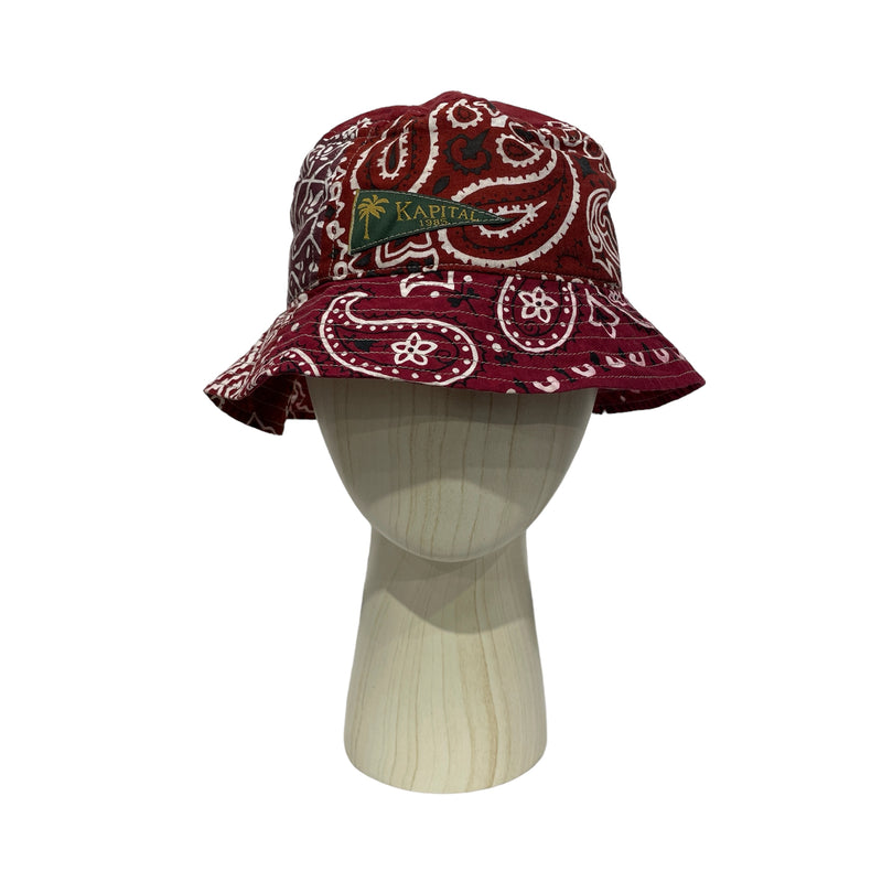 KAPITAL/Bucket Hat/Paisley/Cotton/RED/