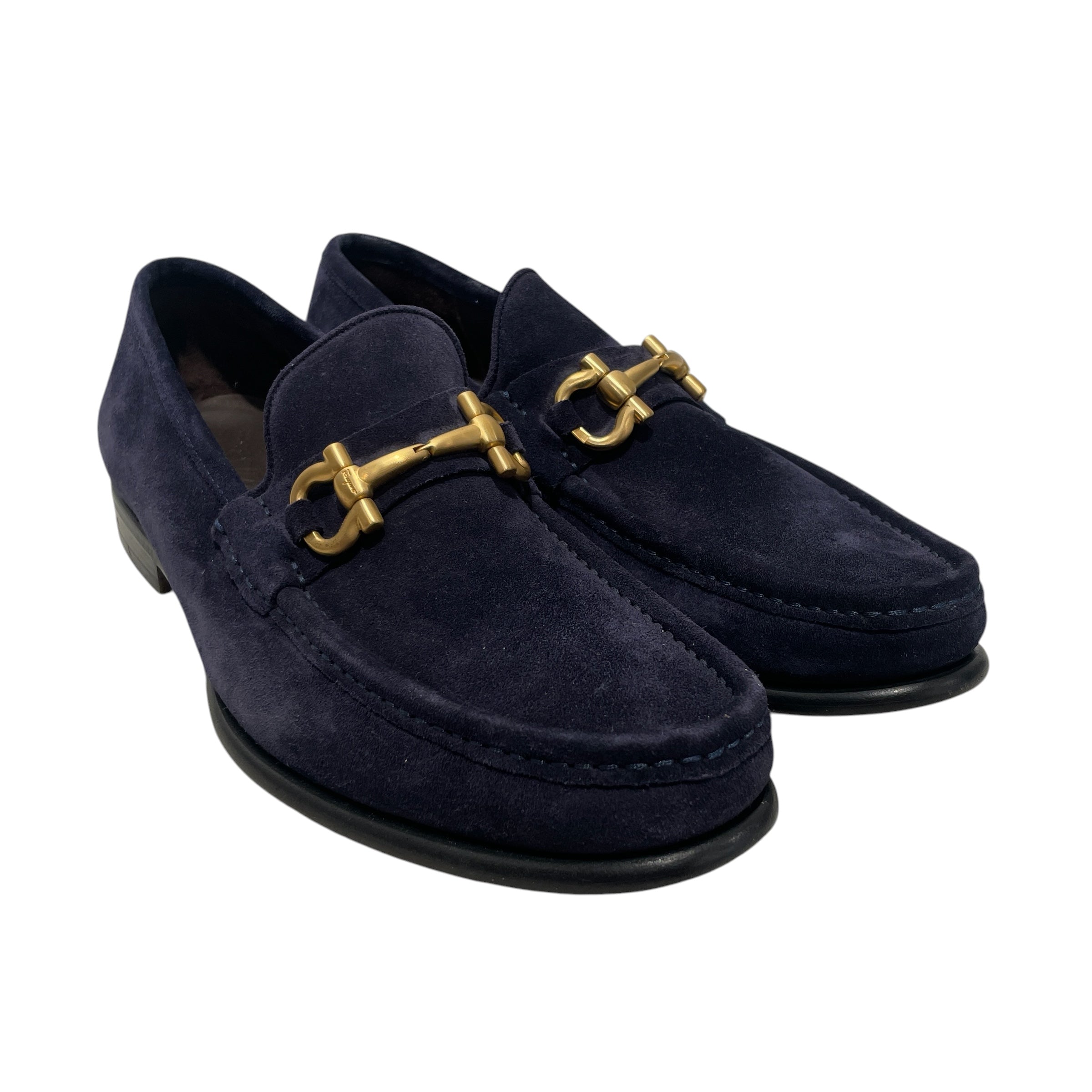 Salvatore Ferragamo/Loafers/US 9/Acrylic/NVY/mason view 1