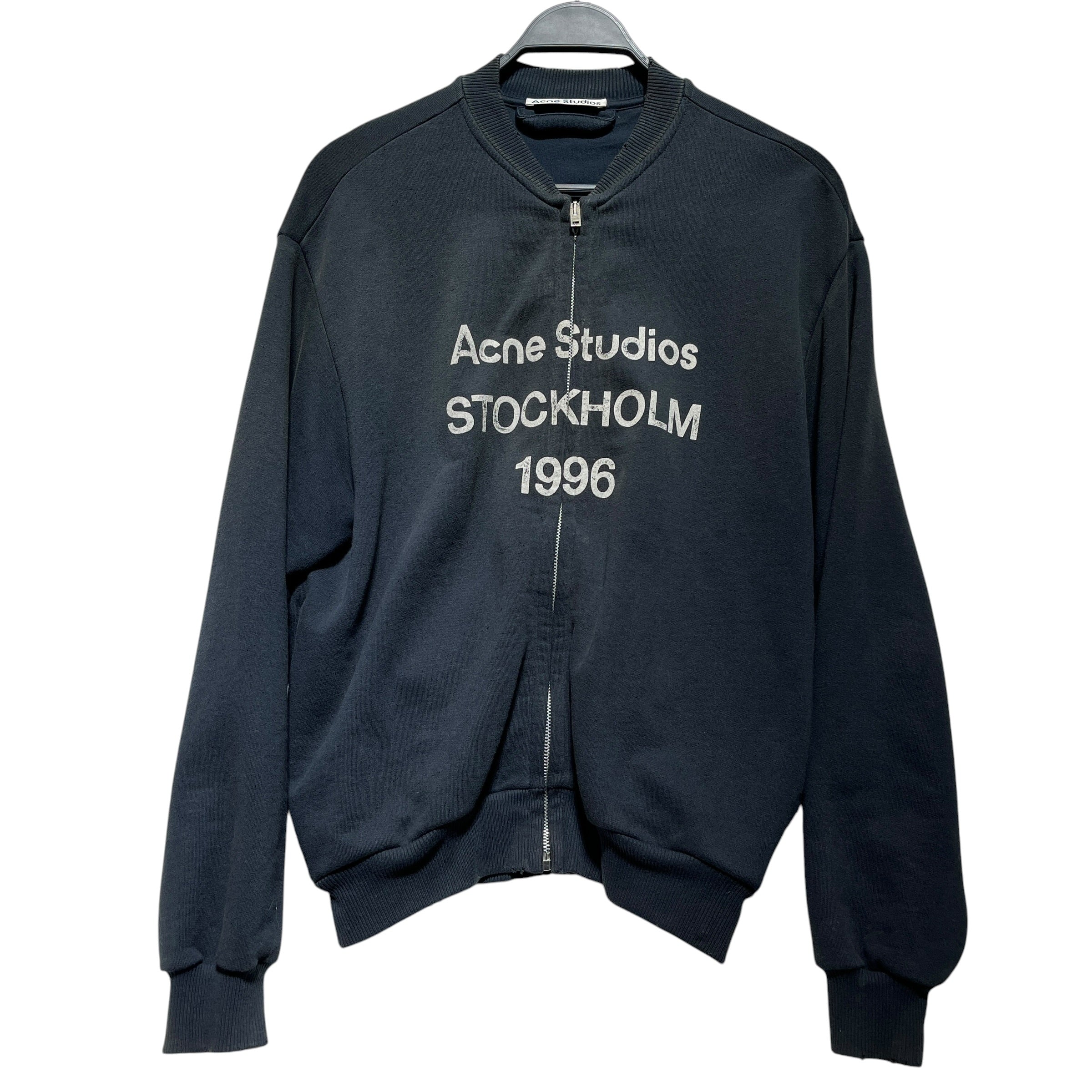 Acne Studios/Sweatshirt/XXS/Cotton/BLK/zip up view 1