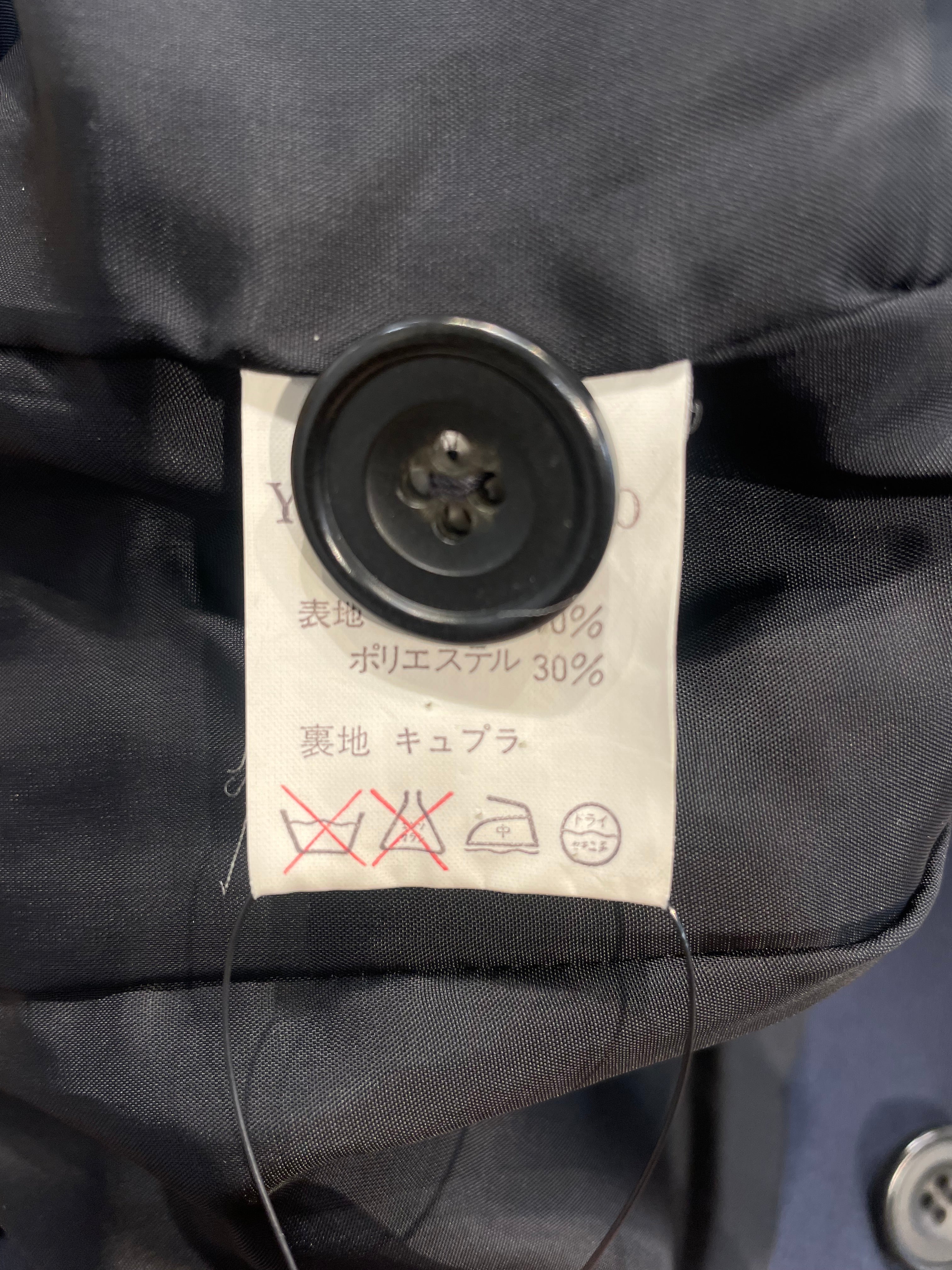 Y's/Tailored Jkt/2/Cotton/NVY/DOUBLE BREASTED view 4