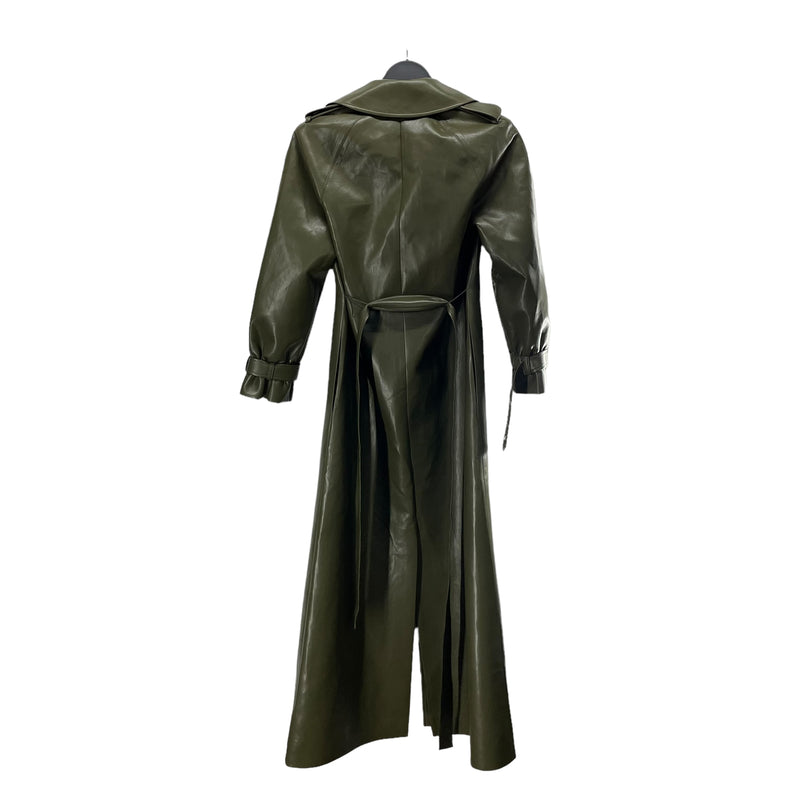 alice+olivia/Trench Coat/XS/Faux Leather/GRN/GREEN TRENCH