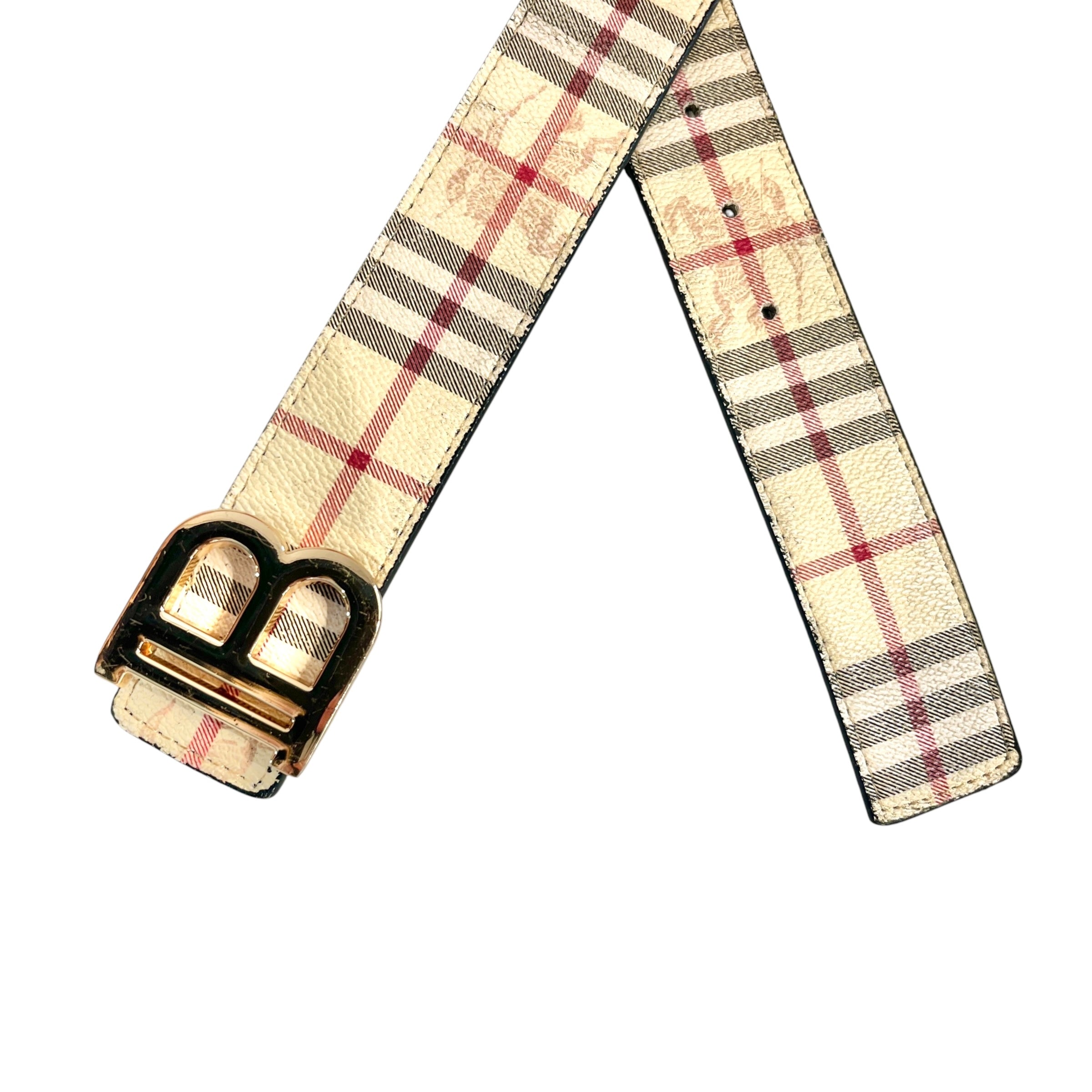 BURBERRY/Belt/Plaid/MLT/M's/REVERSIBLE view 2