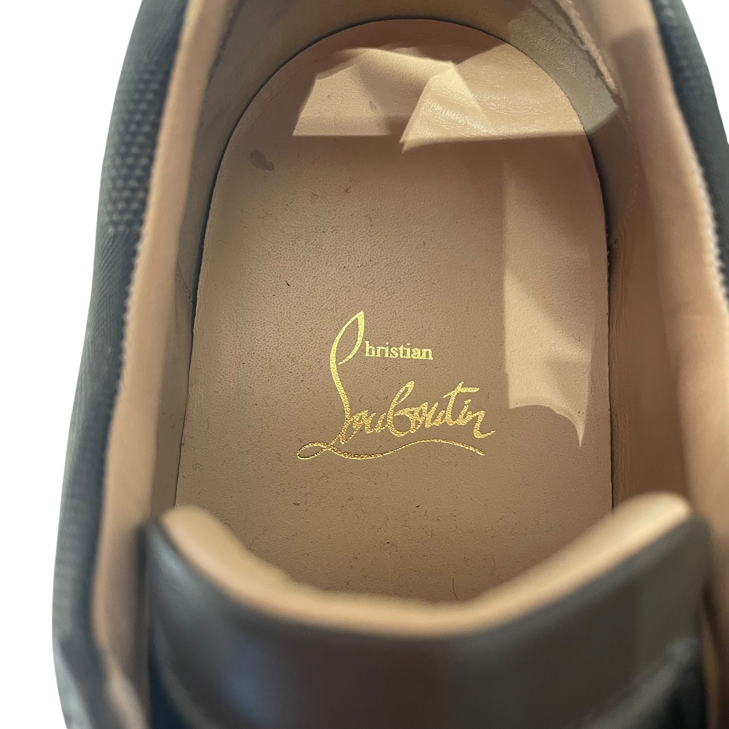 Christian Louboutin/Low-Sneakers/EU 42.5/Camouflage/Nylon/GRN/Army Junior Spikes view 3