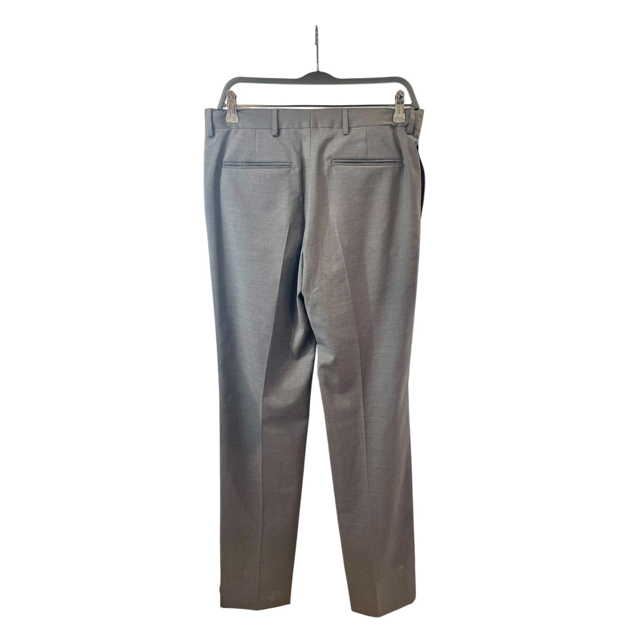VALENTINO/Slacks/46/Wool/GRY/Glen Check/ view 2