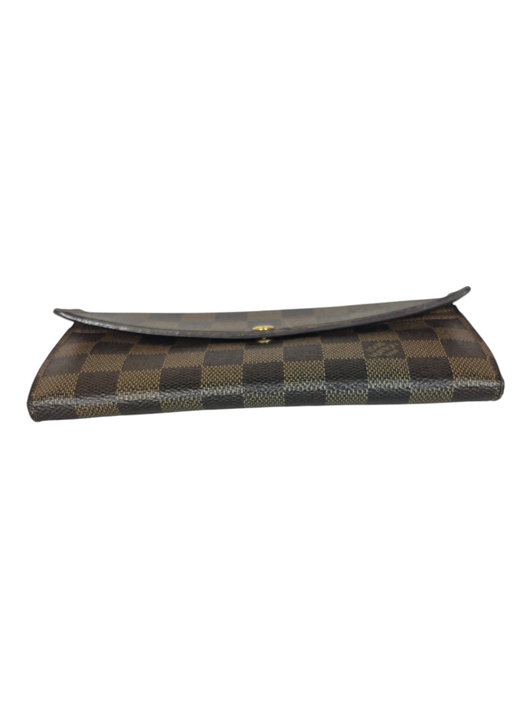 LOUIS VUITTON/Long Wallet/Monogram/Leather/BRW/L's/DAMIER EBENE view 4