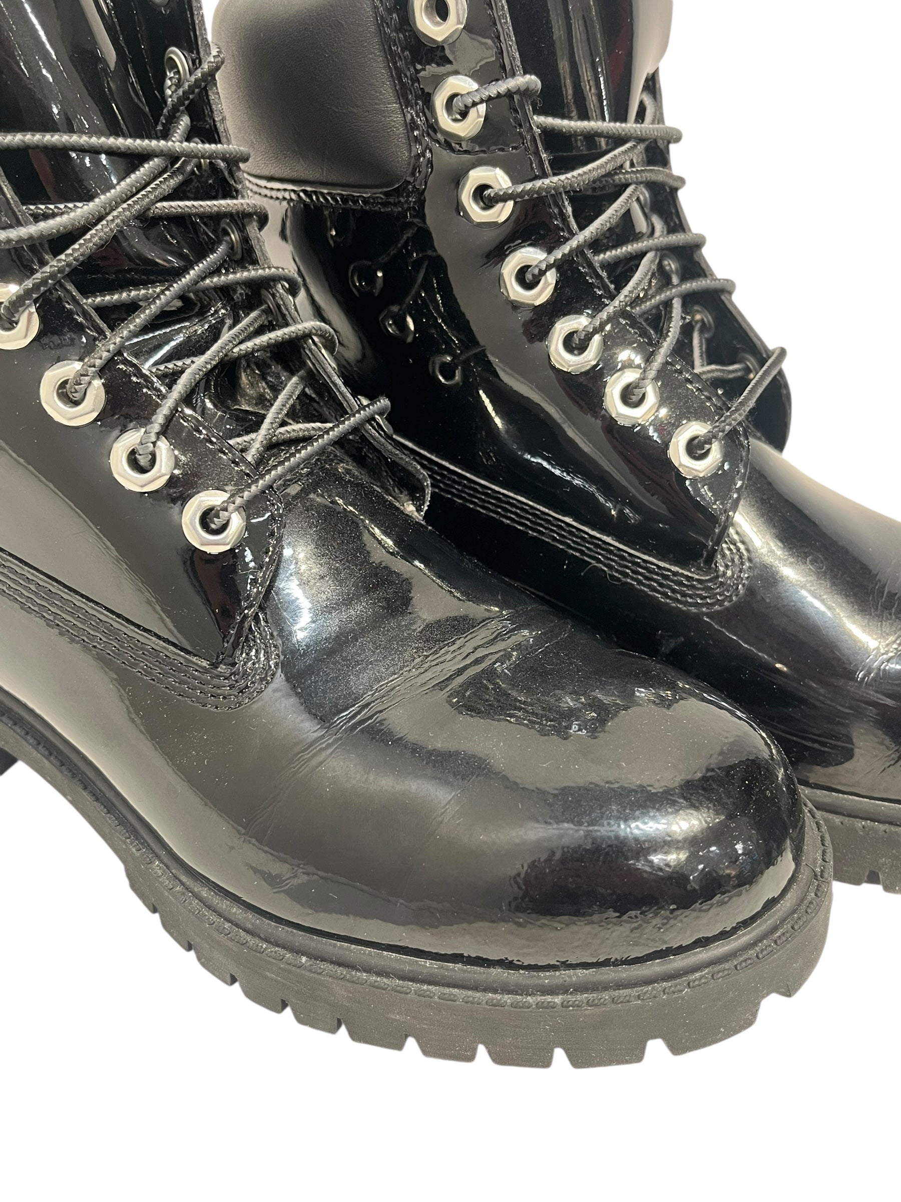 Veneda Carter/Timberland/Boots/US 8.5/Faux Leather/BLK/6-INCH GLAZED TIMB view 5