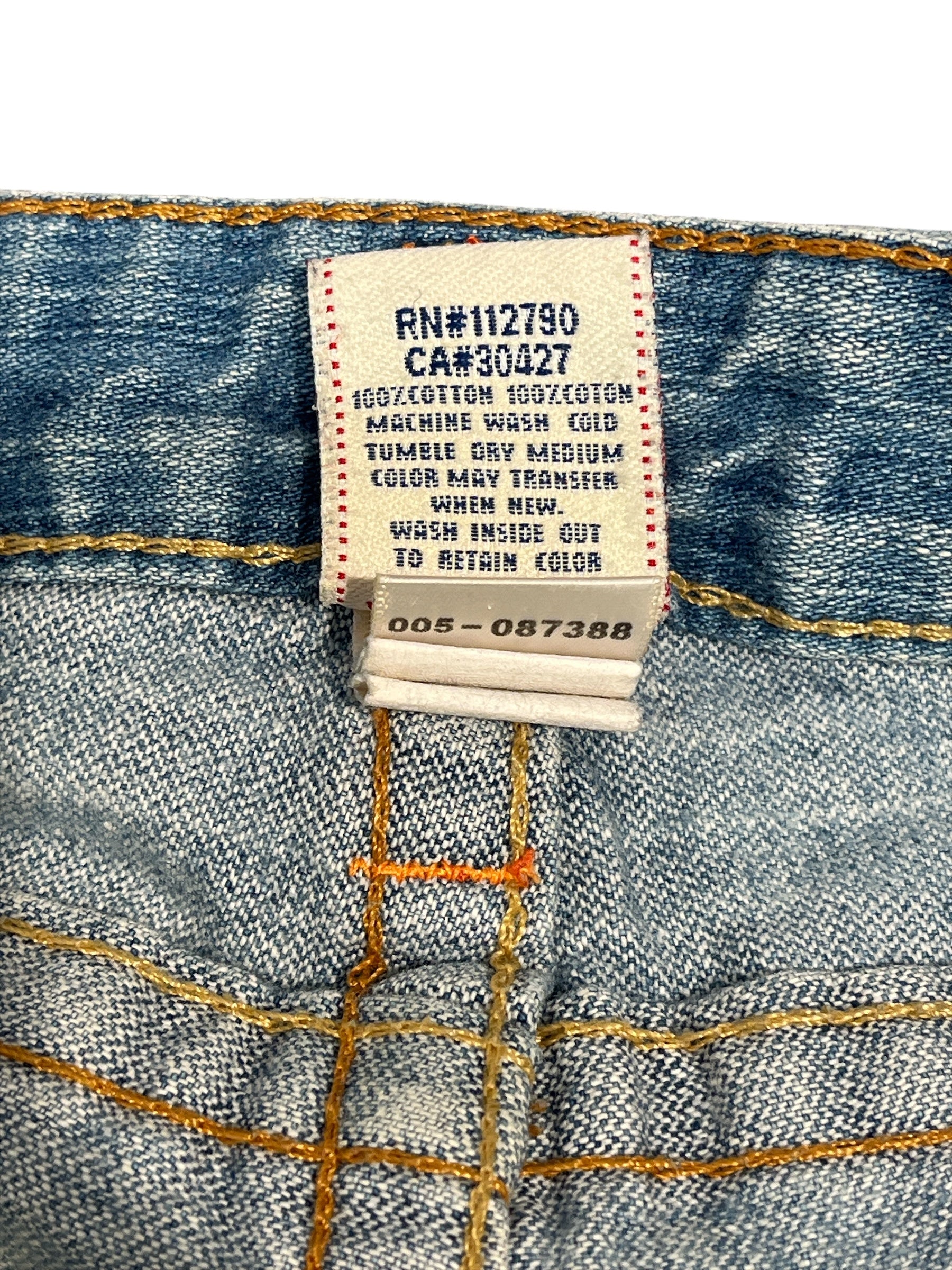 TRUE RELIGION/Shorts/29/Cotton/BLU/BEADED DETAILS ON POCKETS view 5
