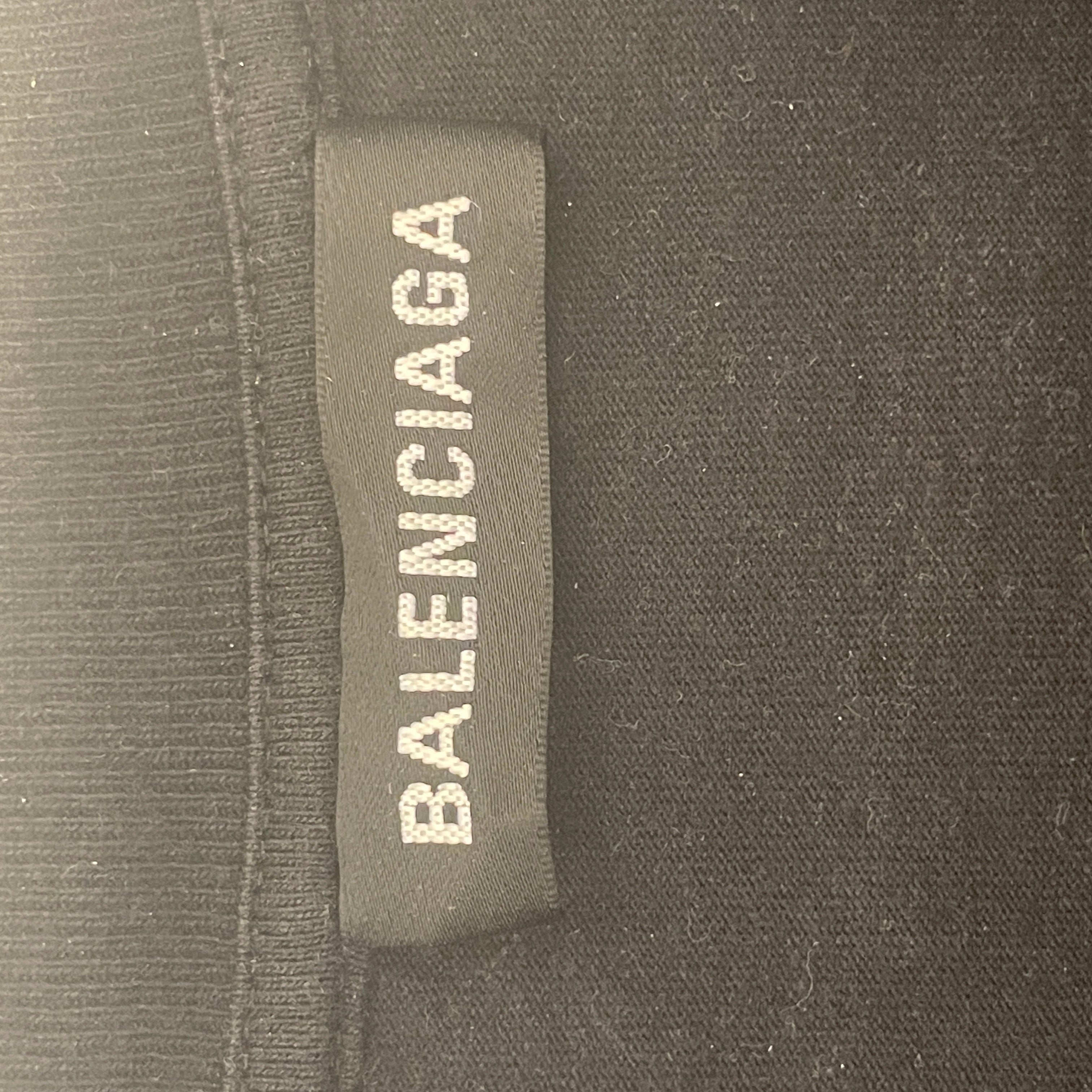BALENCIAGA/T-Shirt/S/Cotton/BLK/Graphic/YOU ARE THE WORLD view 3
