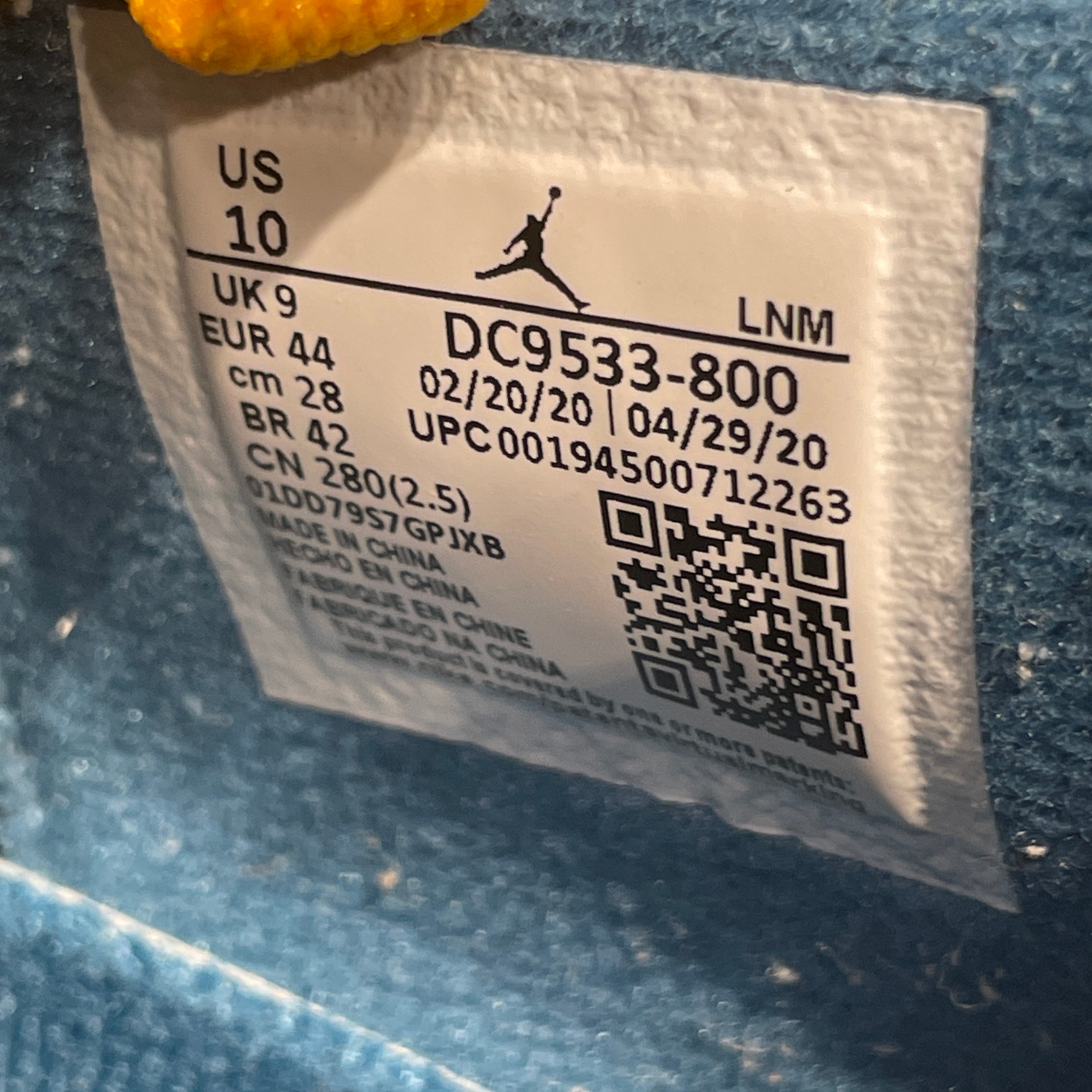 JORDAN BRAND/Hi-Sneakers/US 10/Suede/BEG/RETRO 4 GUAVA ICE/ UNION LA view 3