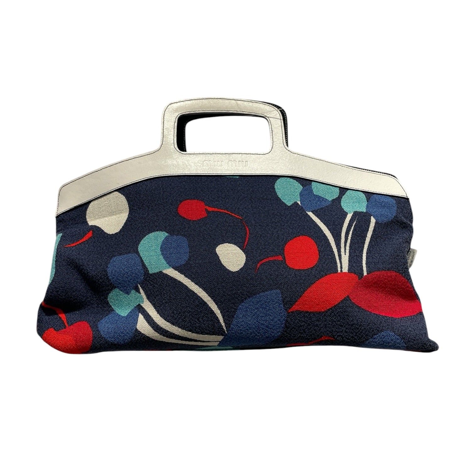 MIU MIU/Bag/All Over Print/MLT/Canvas w/ White handles Floral view 1
