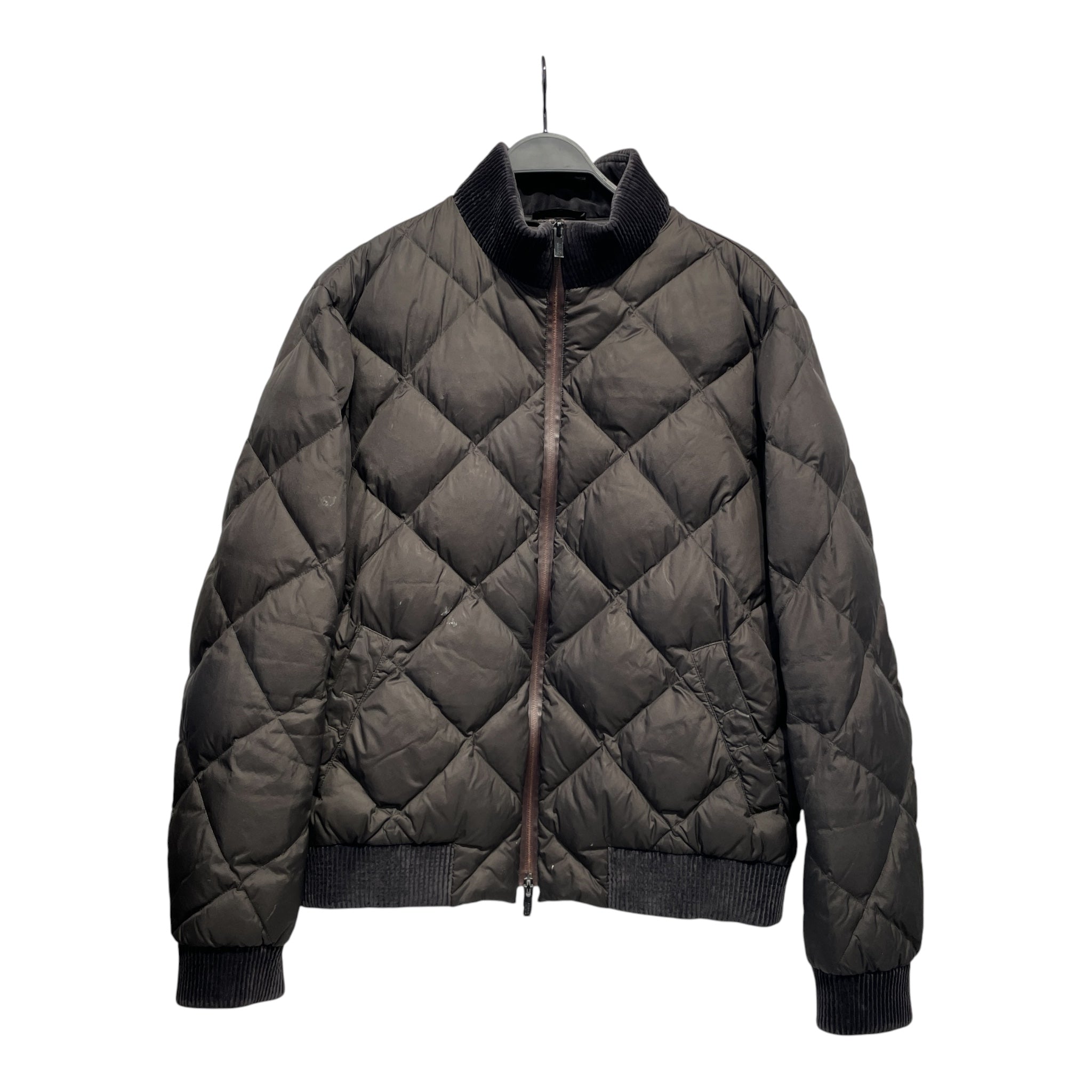 ARMANI COLLEZIONI/Puffer Jkt/54/BLK/cordury/puffer view 1