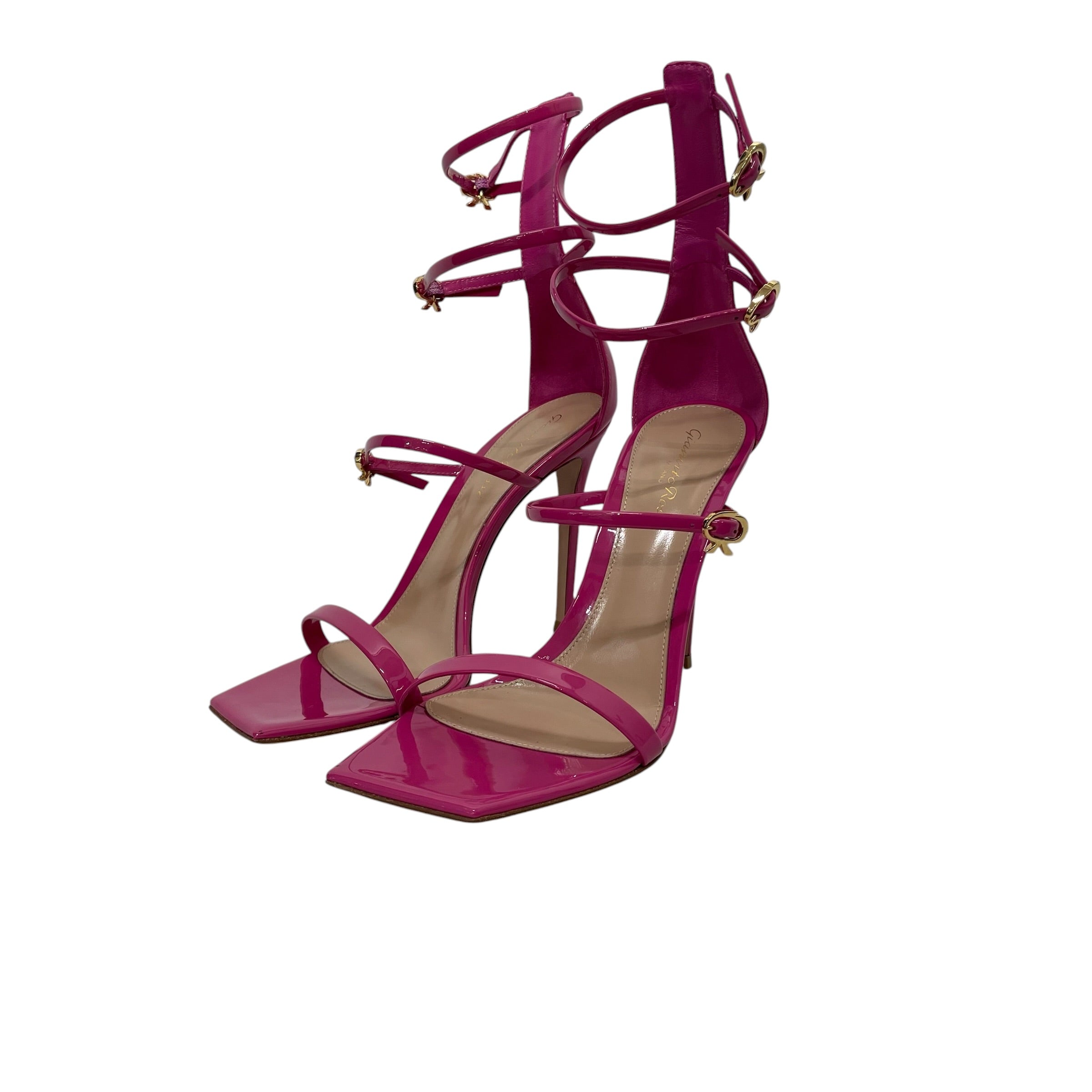 Gianvito Rossi/Heels/EU 39/PNK/Ribbon Uptown Heels view 1
